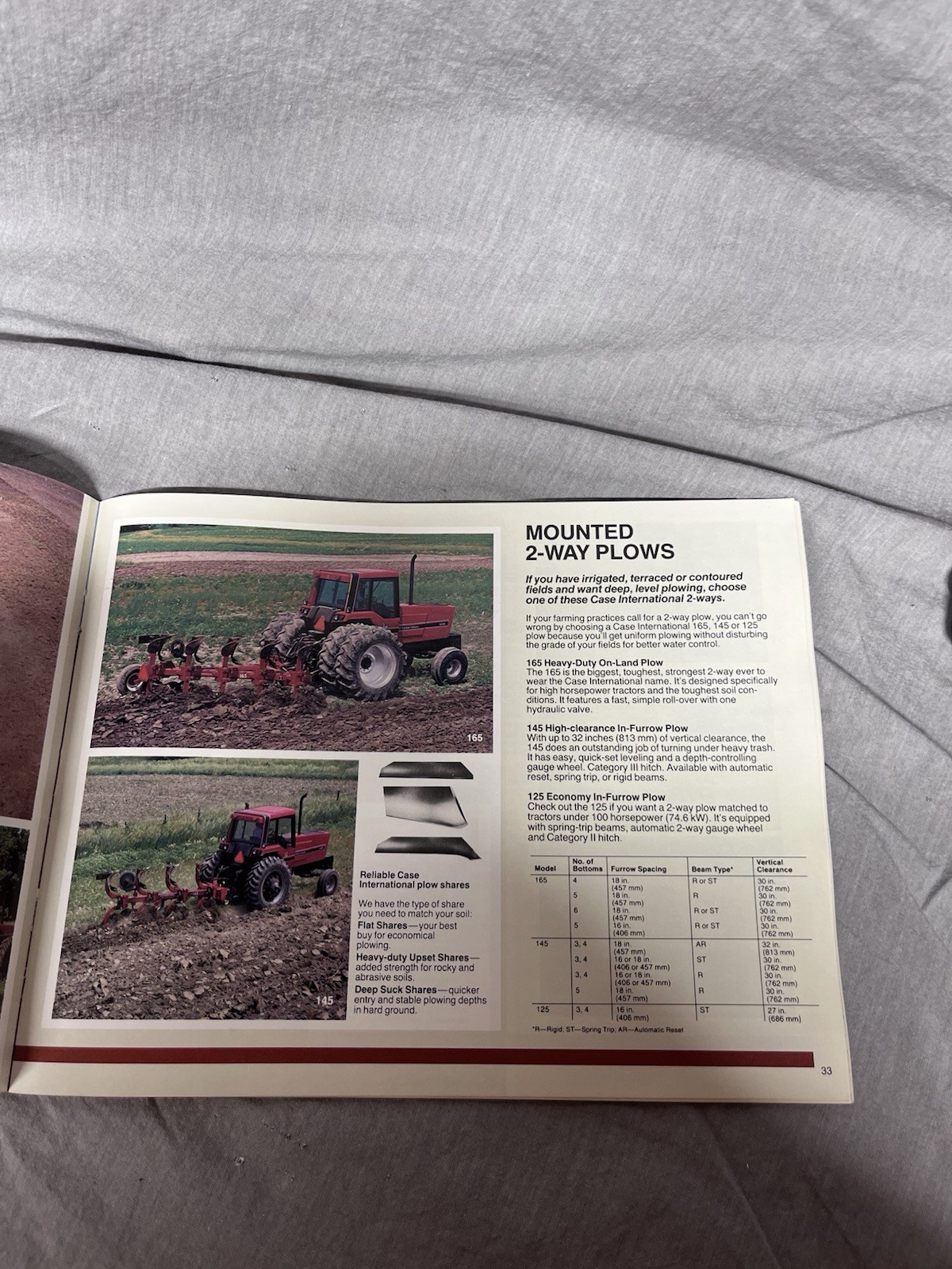 Case International Buyers Guide For 1985 Brochure FCCA