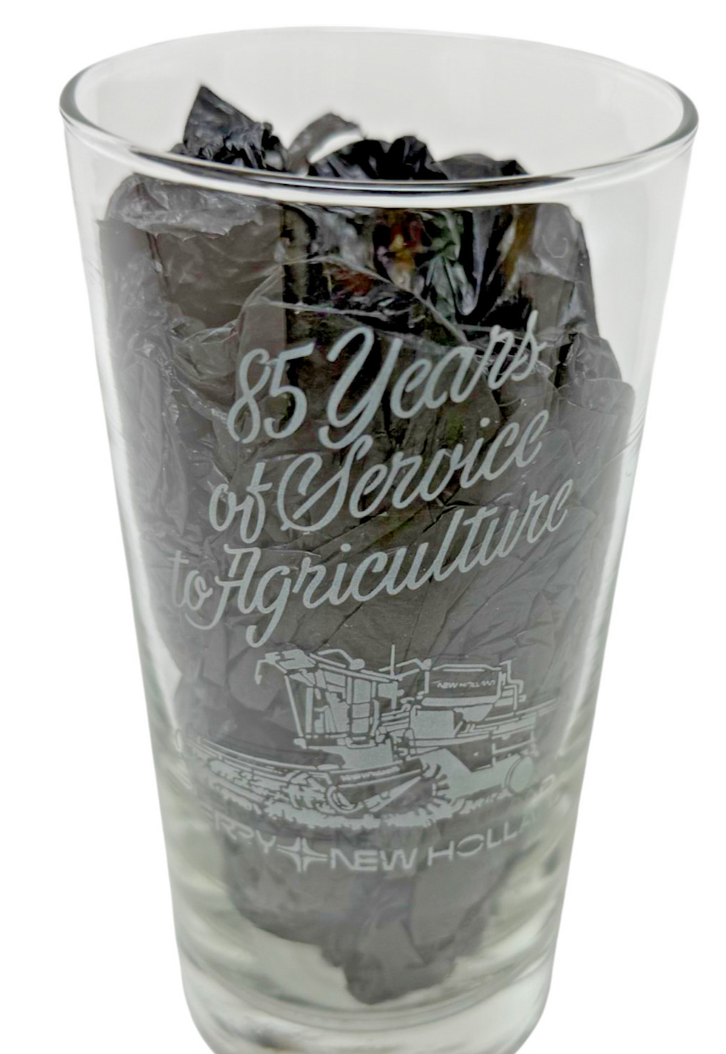 Sperry New Holland 85 Years of Service to Agriculture Glass(es) 1980 Tractor – G