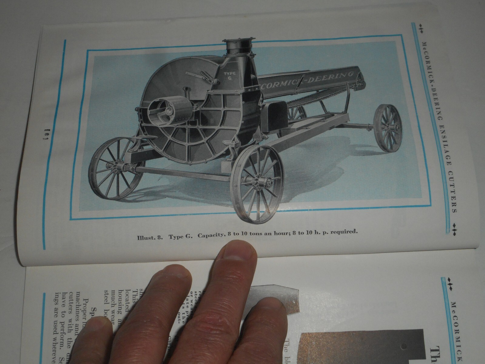 IH MCCORMICK DEERING Ensilage Cutters 1934 Salesman Brochure Type A G F No. 12A