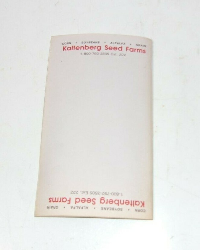 Kaltenberg Seeds Farmers Pocket Memo Advertising Agriculture Rare Vintage Book