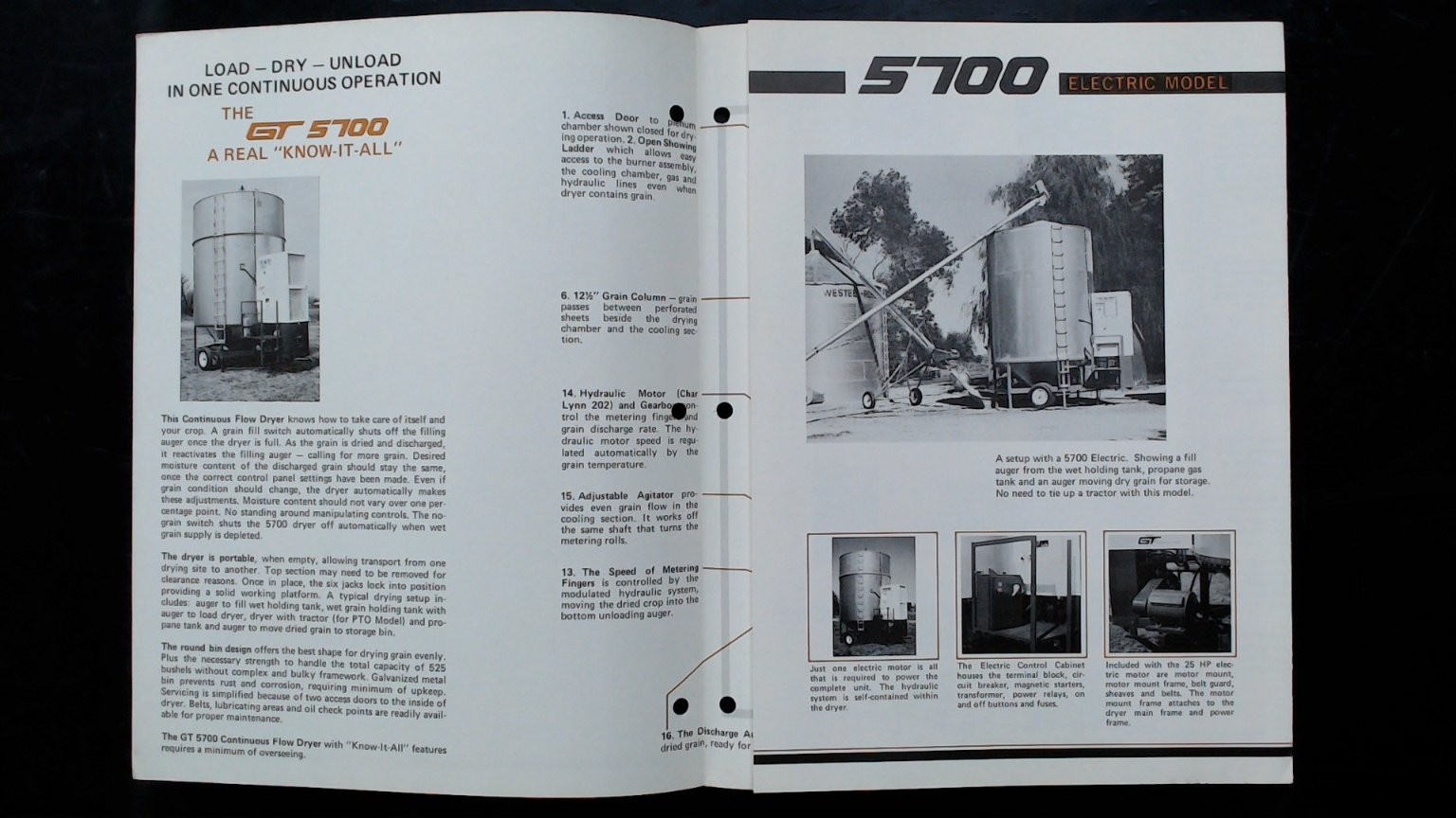 Gilmore & Tatge GT 5700 Ox-O-Wik Continuous Flow Grain Dryer Brochure