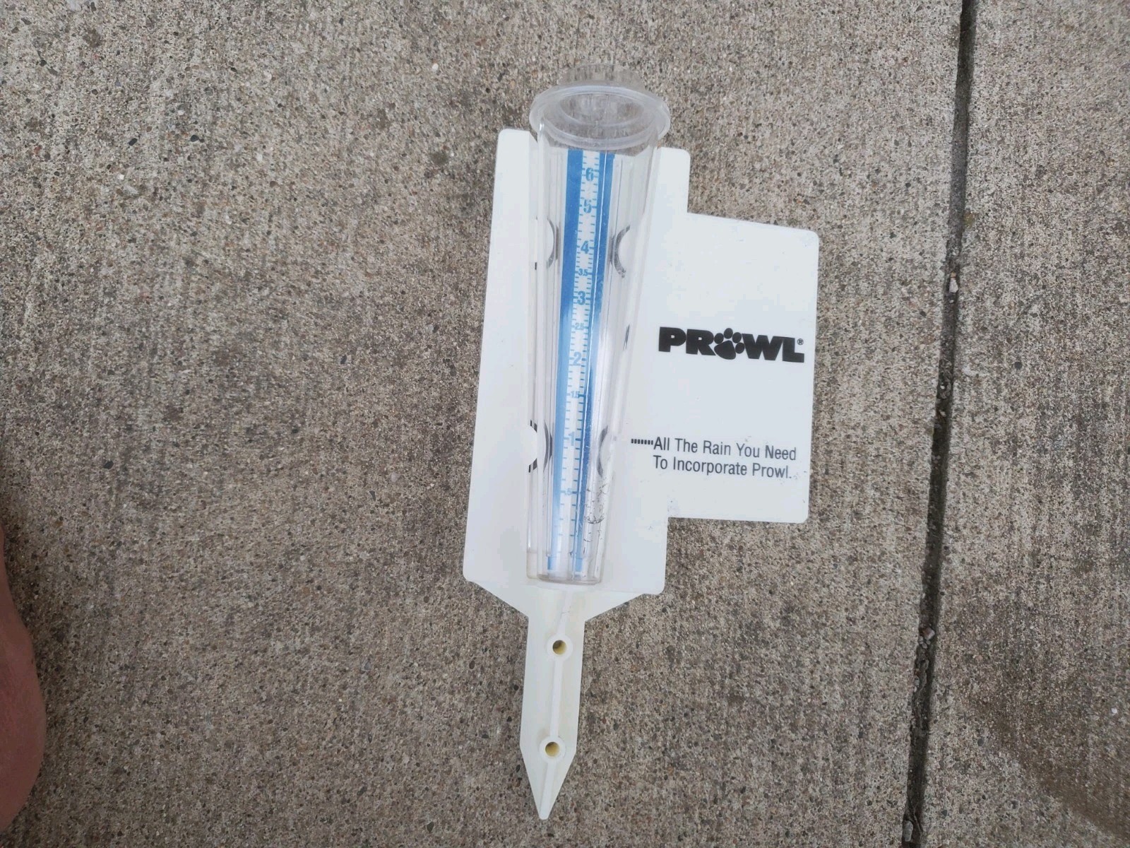 Plastic Rain Guage Prowl Farm Weed Herbicide Corn Soybeans