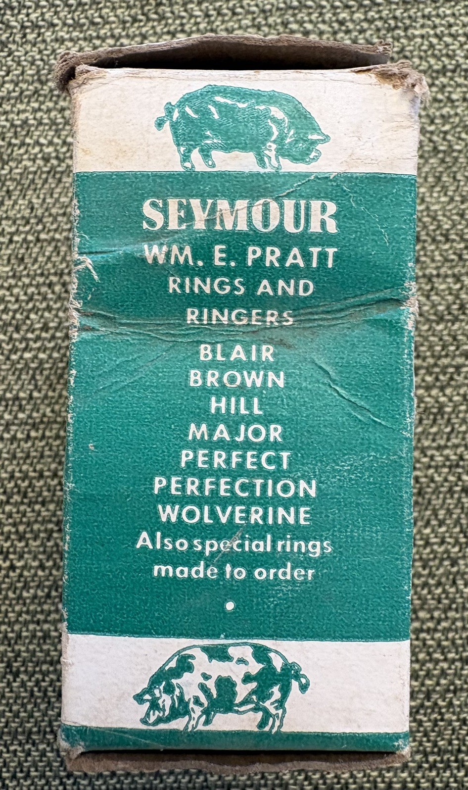 Nose Rings – 1.5 Inch Genuine Wm E. Pratt – Hog Rings – Est 1872 – Seymour, Ind.