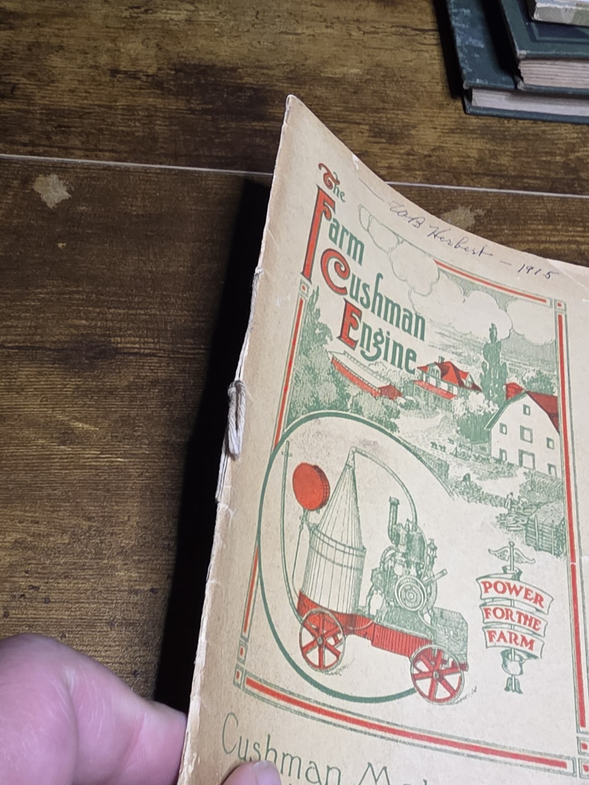 Original 1915 Cushman Motor Works Catalog Brochure Hit Miss Engine Lincoln