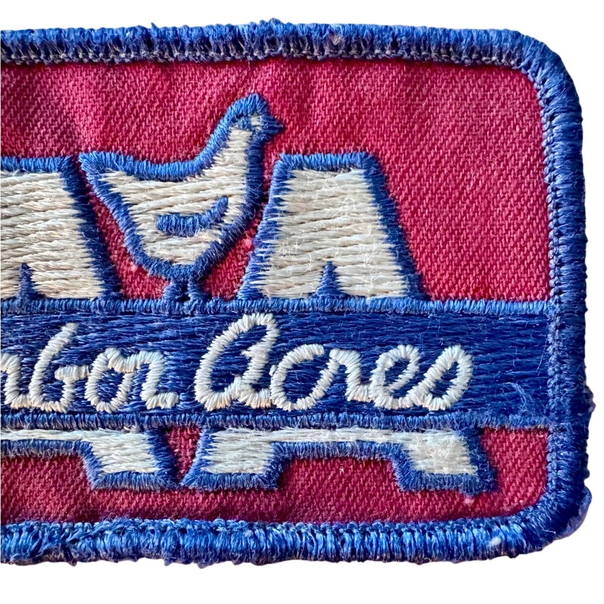 Vintage Arbor Acres Farm Poultry Chicken Breeding Embroidered Patch 3.25 x 2.25