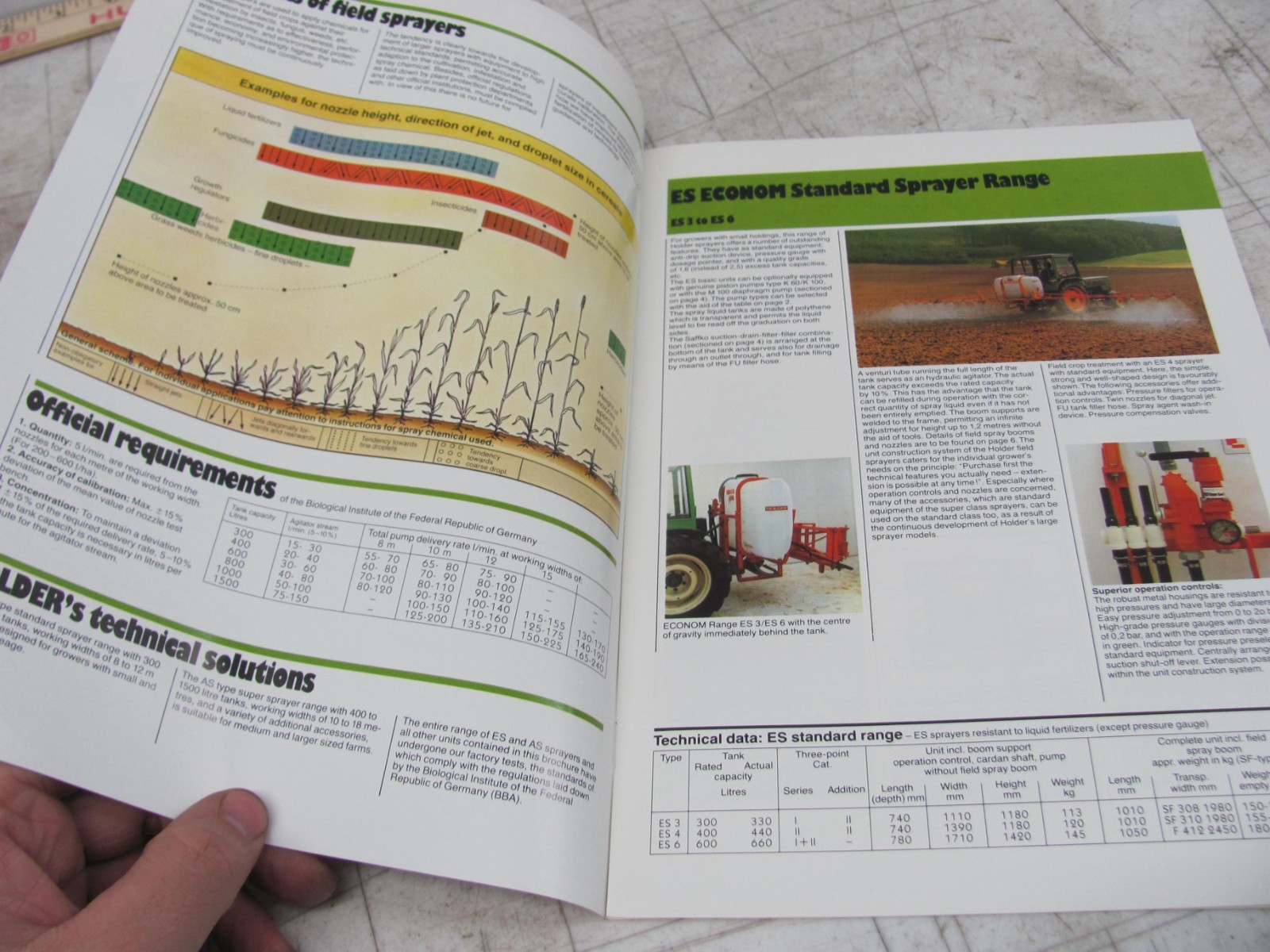 Holder Three Point Mounted Sprayers for Field Crops Sales Brochure