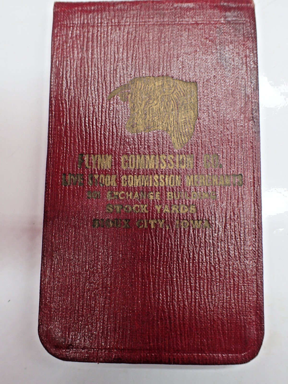 Vintage 1930 – 1931 FYNN Livestock Commission Company Pocket Notebook IOWA