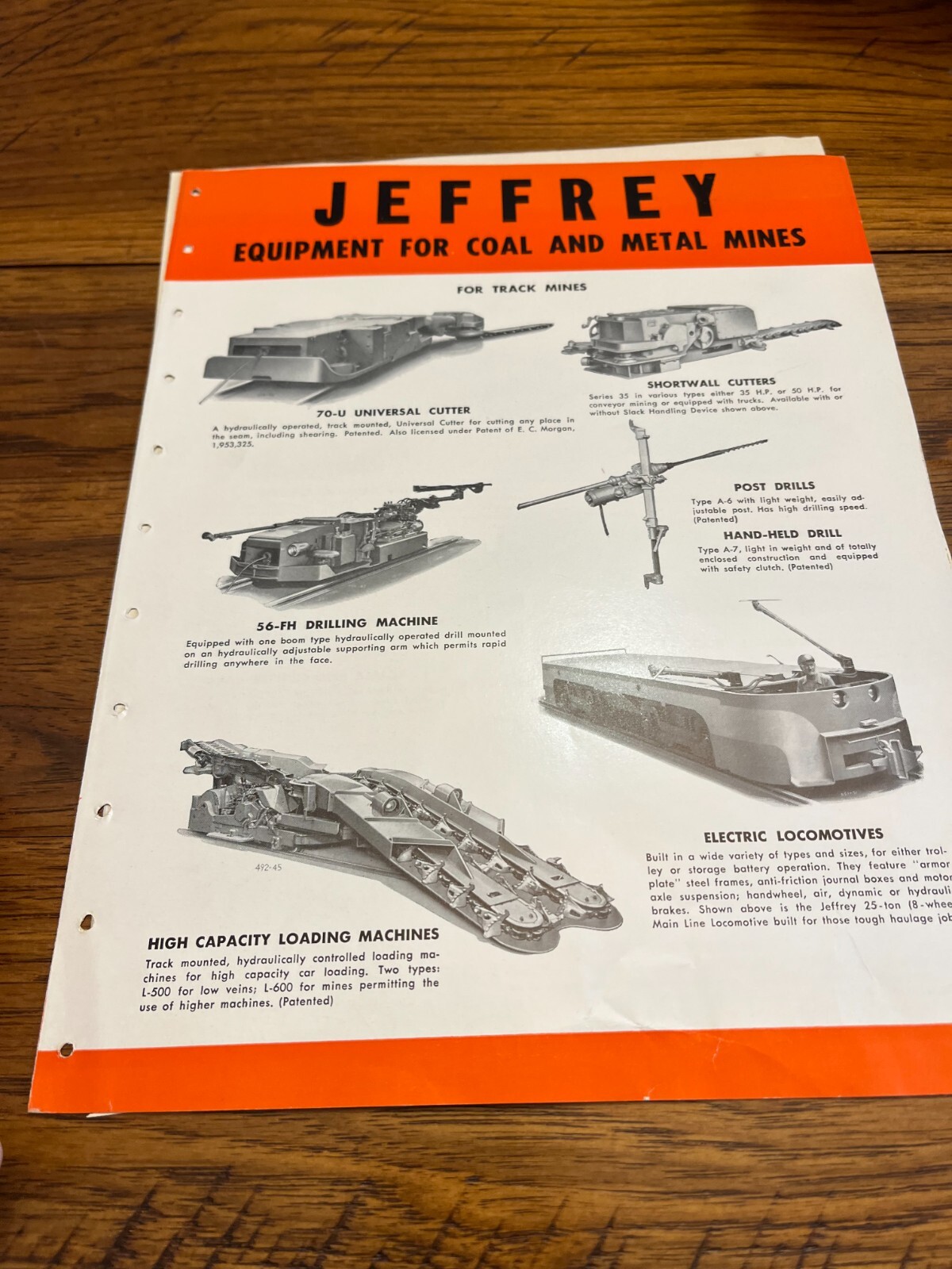 Jeffery Coal & Metal Mining Equipment Brochure AMIL22