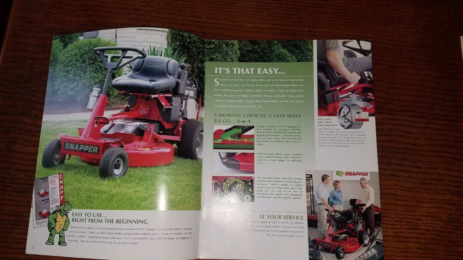 SNAPPER RIDING MOWERS, TRACTORS, ETC SALES BROCHURE *2005* 19 PAGES
