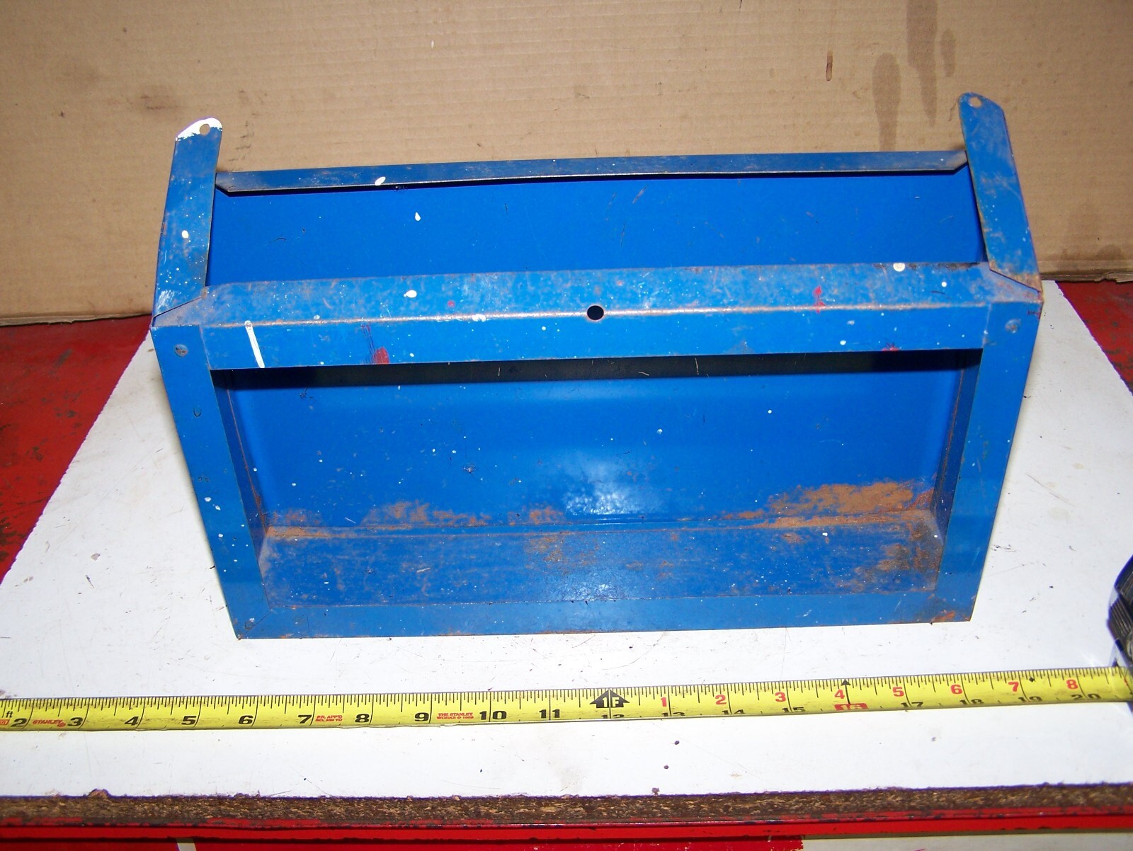 Johnson & Johnson Milk Filter Hanging Steel Box Milkhouse Dispenser Flip Top WOW