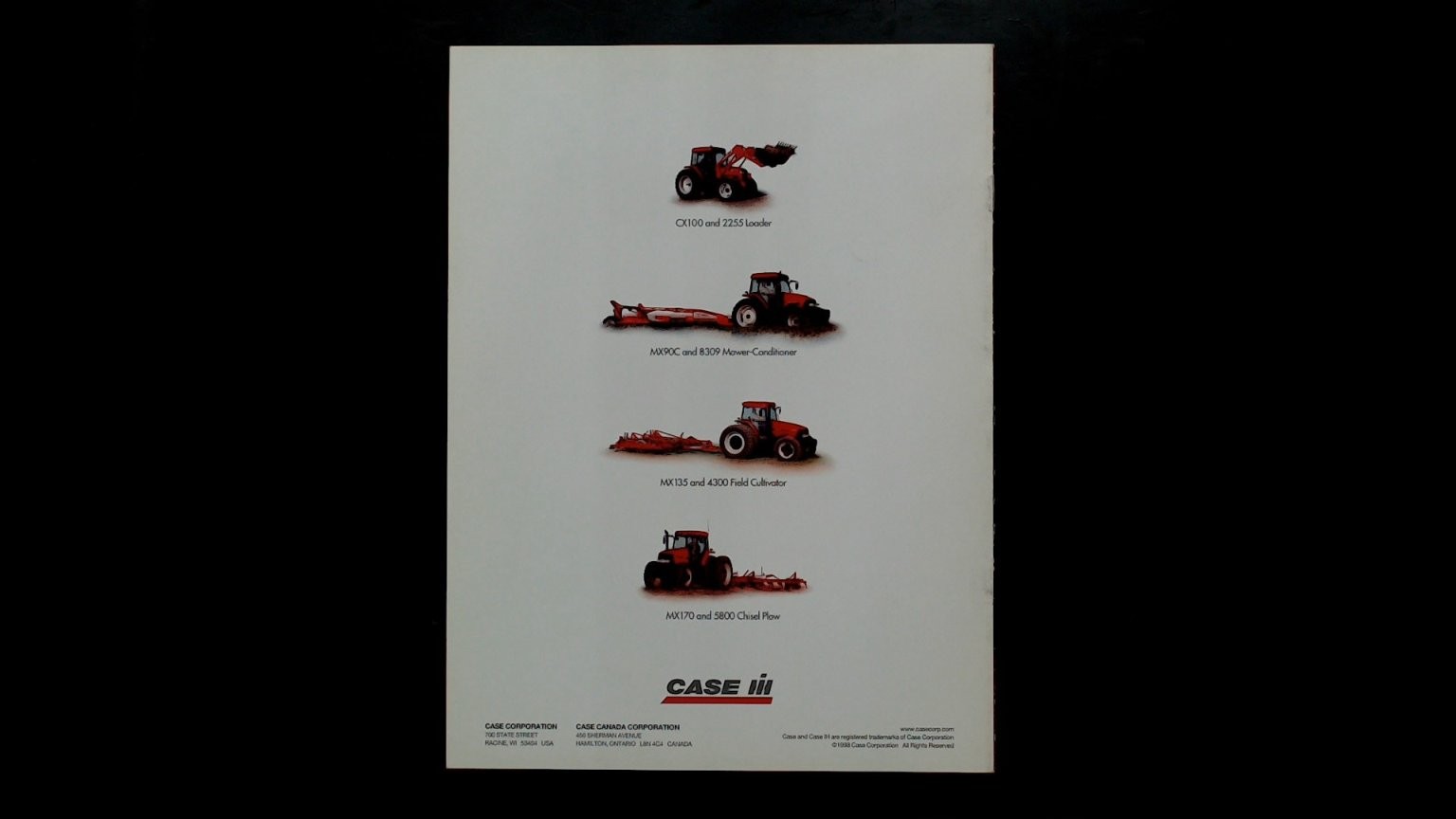 Case IH Agriculture Brochure 1983 Vintage Farm Equipment Tractors