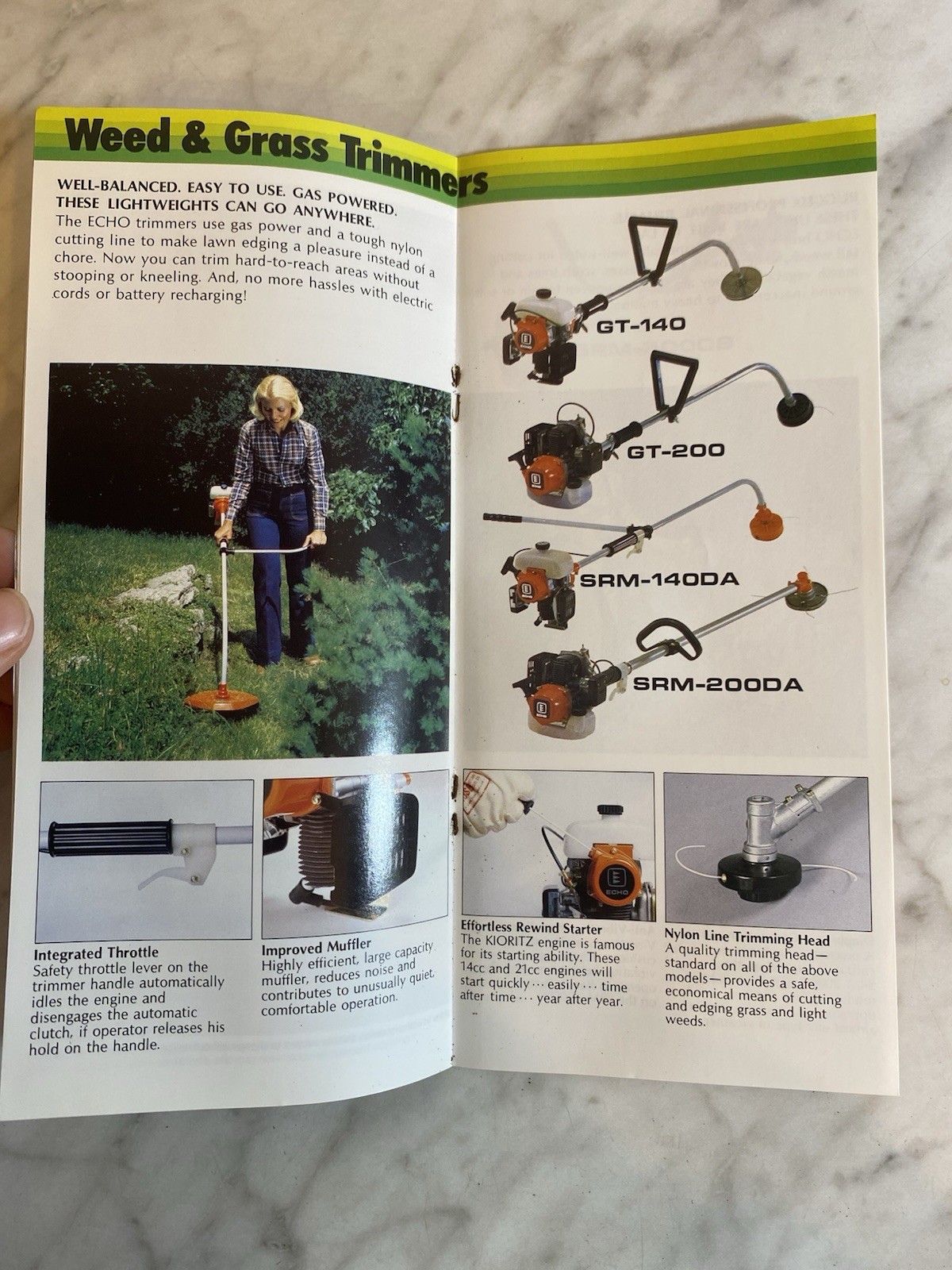 Vintage ECHO Outdoor Power Equipment Catalog 1970s