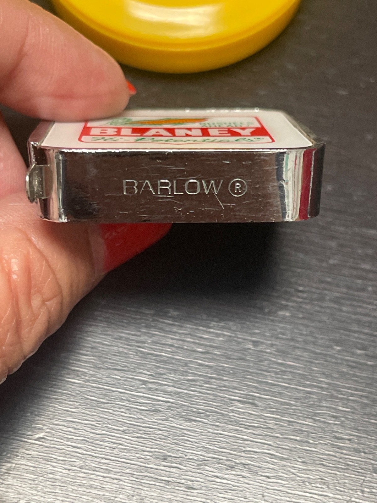 VTG BLANEY CORN BARLOW MINI Metal TAPE MEASURE 72 inch & Metric