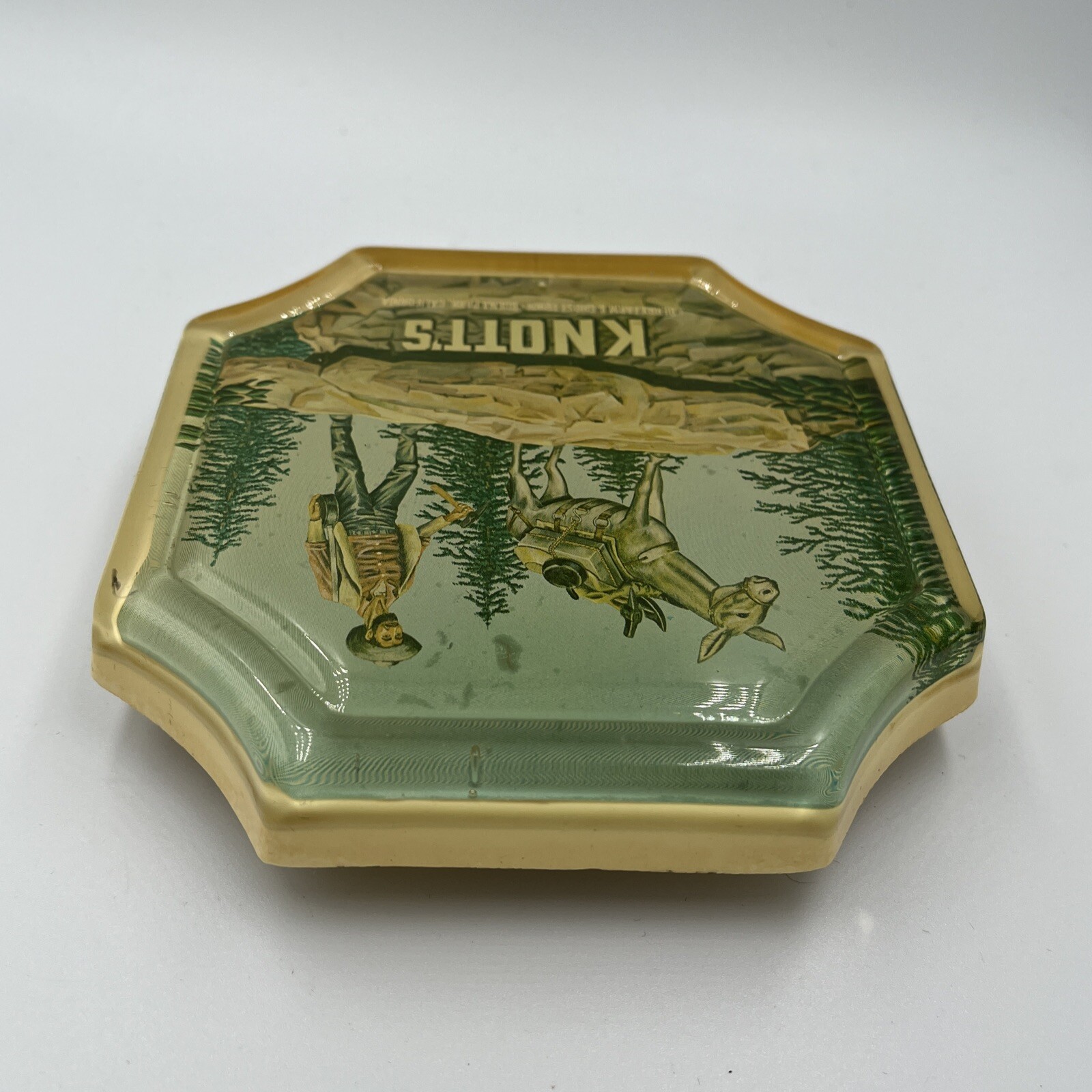 VTG KNOTTS BERRY FARM & GHOST TOWN CALIFORNIA – RESIN TRI ET (HOT PLATE) COASTER