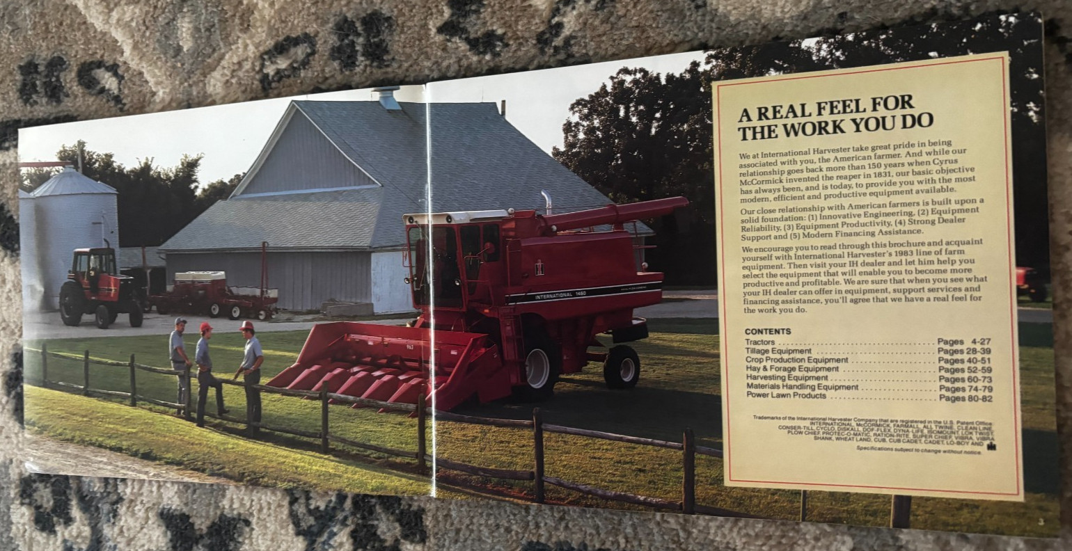 International Harvester Buyers Guide For 1983 Brochure DCPA26