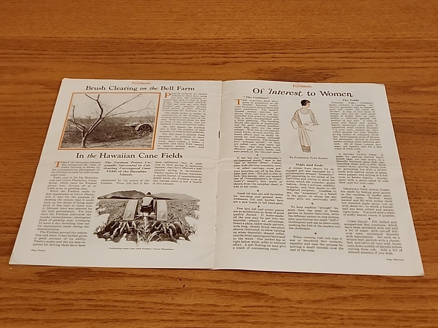 The Fordson Magazine October 1925 Vintage Original