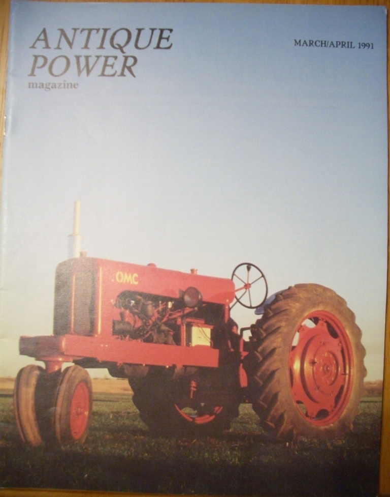 OMC Tractor 1991 ANTIQUE POWER Magazine, Oil Cans