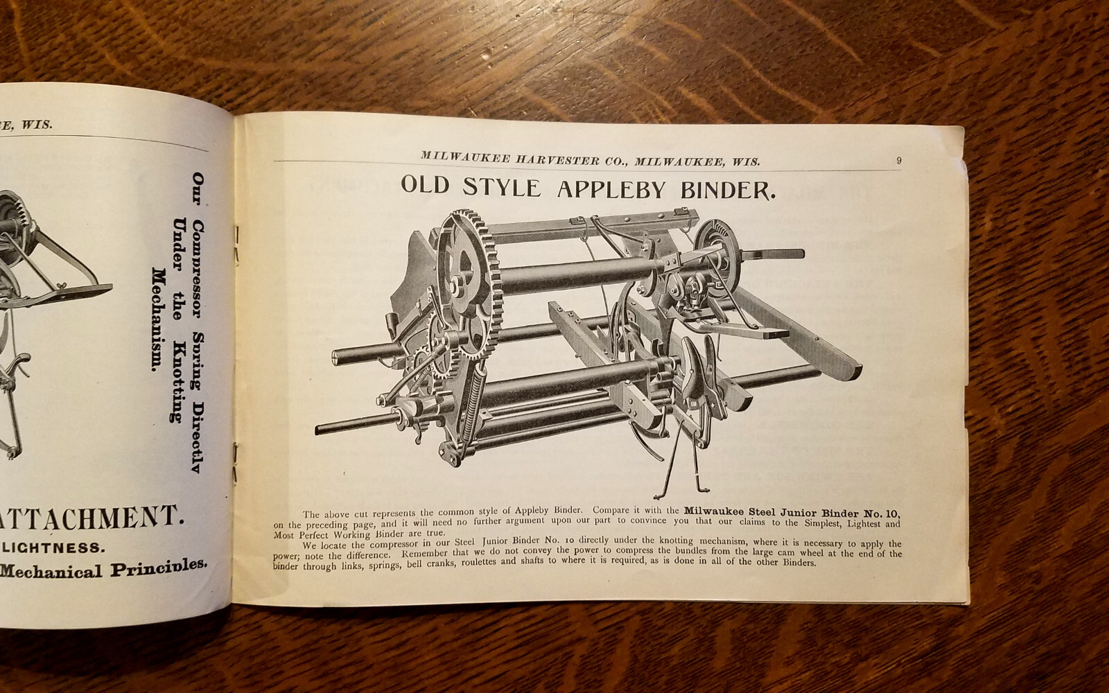 1892 Milwaukee Harvester Machine Farm Binder Catalog Brochure Horse Drawn