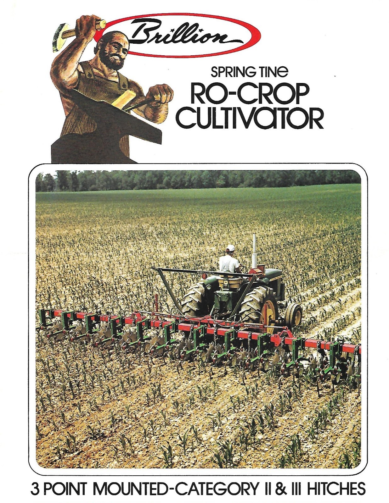 Farm Implement Brochure – Brillion – Spring Tine Ro-Crop Cultivators (F9582)