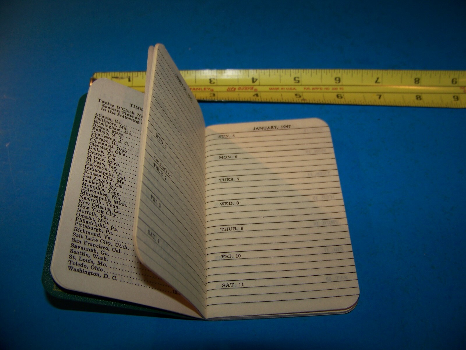 Niagara Brand Farmers « Daily Reminder » Memo Booklet Vintage 1947
