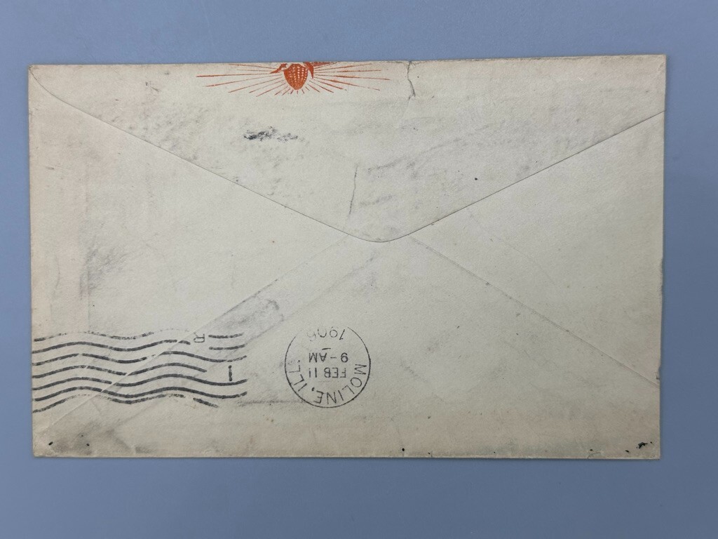 1880 – 1906 MOLINE PLOW Illustrated Postal Covers FARM Advertising Envelope
