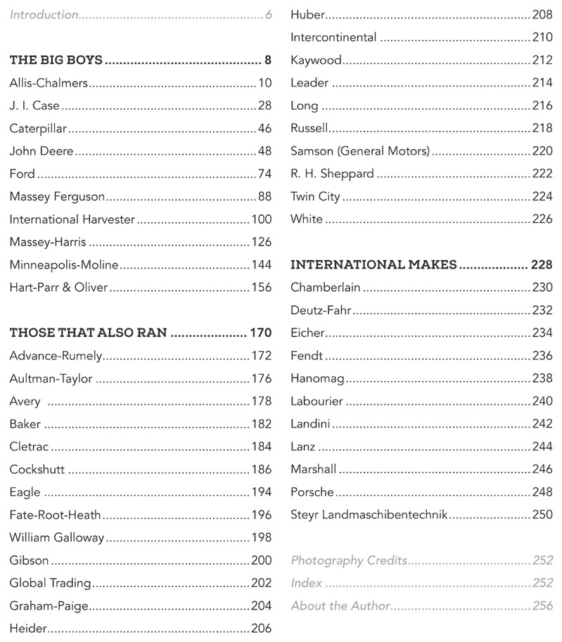 Field Guide to Classic Farm Tractors BOOK More Than 400 Models from 1900 to 1990