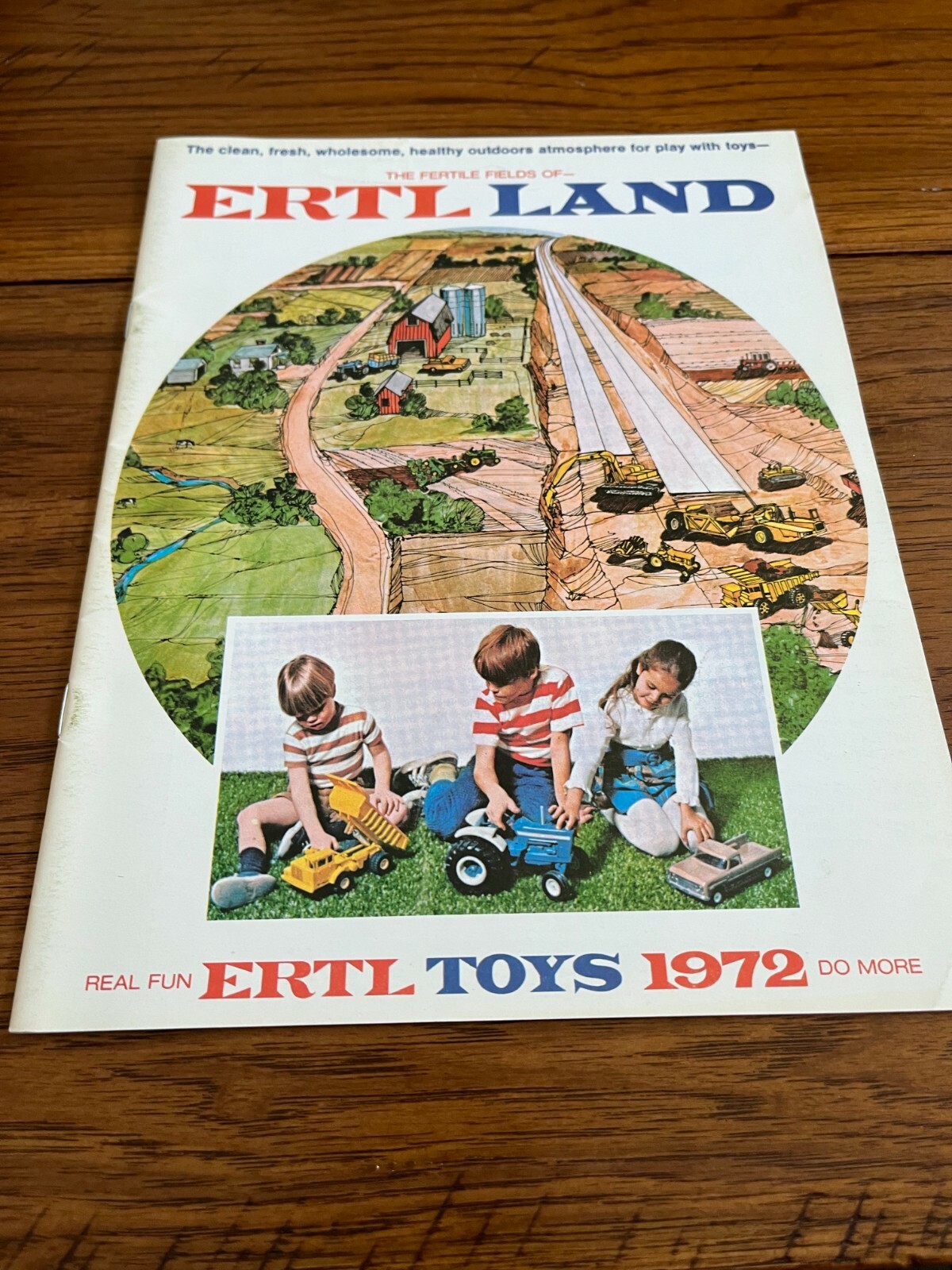 Ertl Toy Catalog For 1972 Brochure FCCA Toy Farmer REPRODUCTION