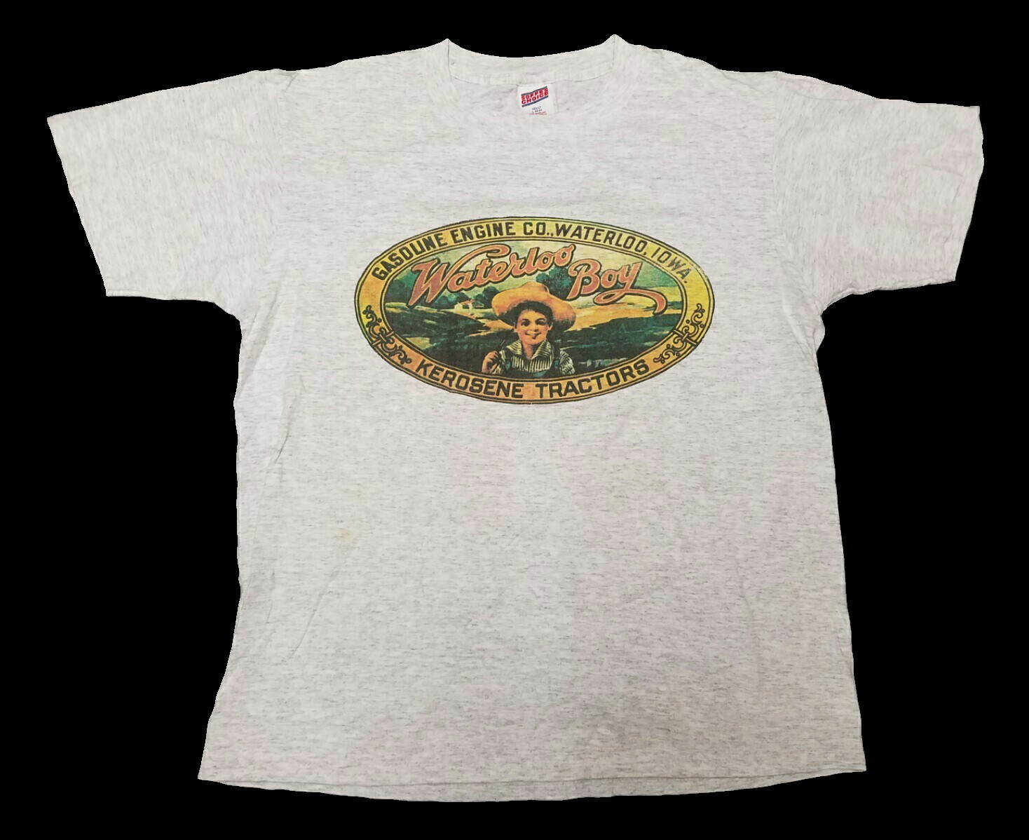 WATERLOO GASOLINE ENGINE CO. WATERLOO BOY vintage shirt size large