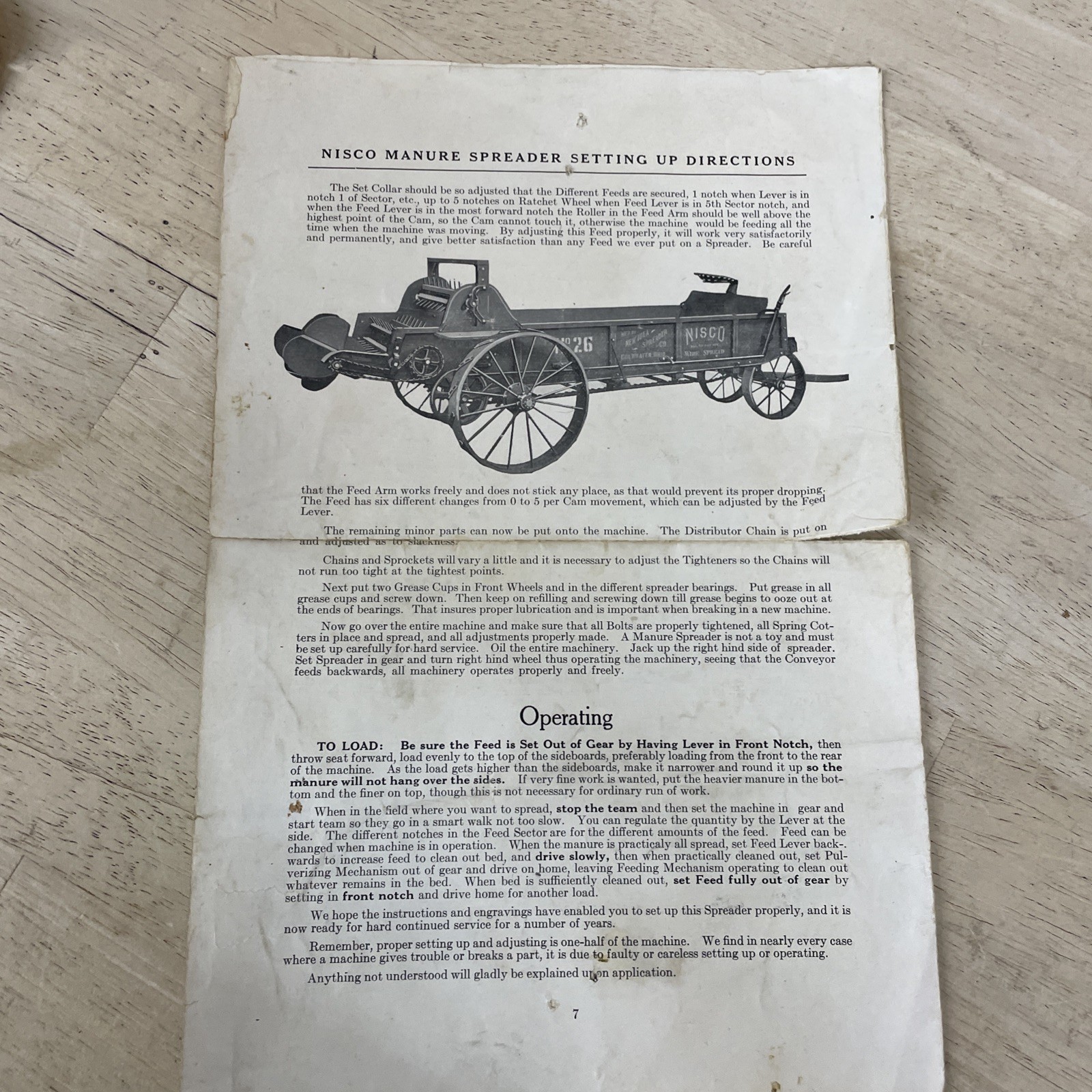 Antique Tractor Wetmore Hammer Mills New Idea Spreader Co. Farm Owner Manual Lot