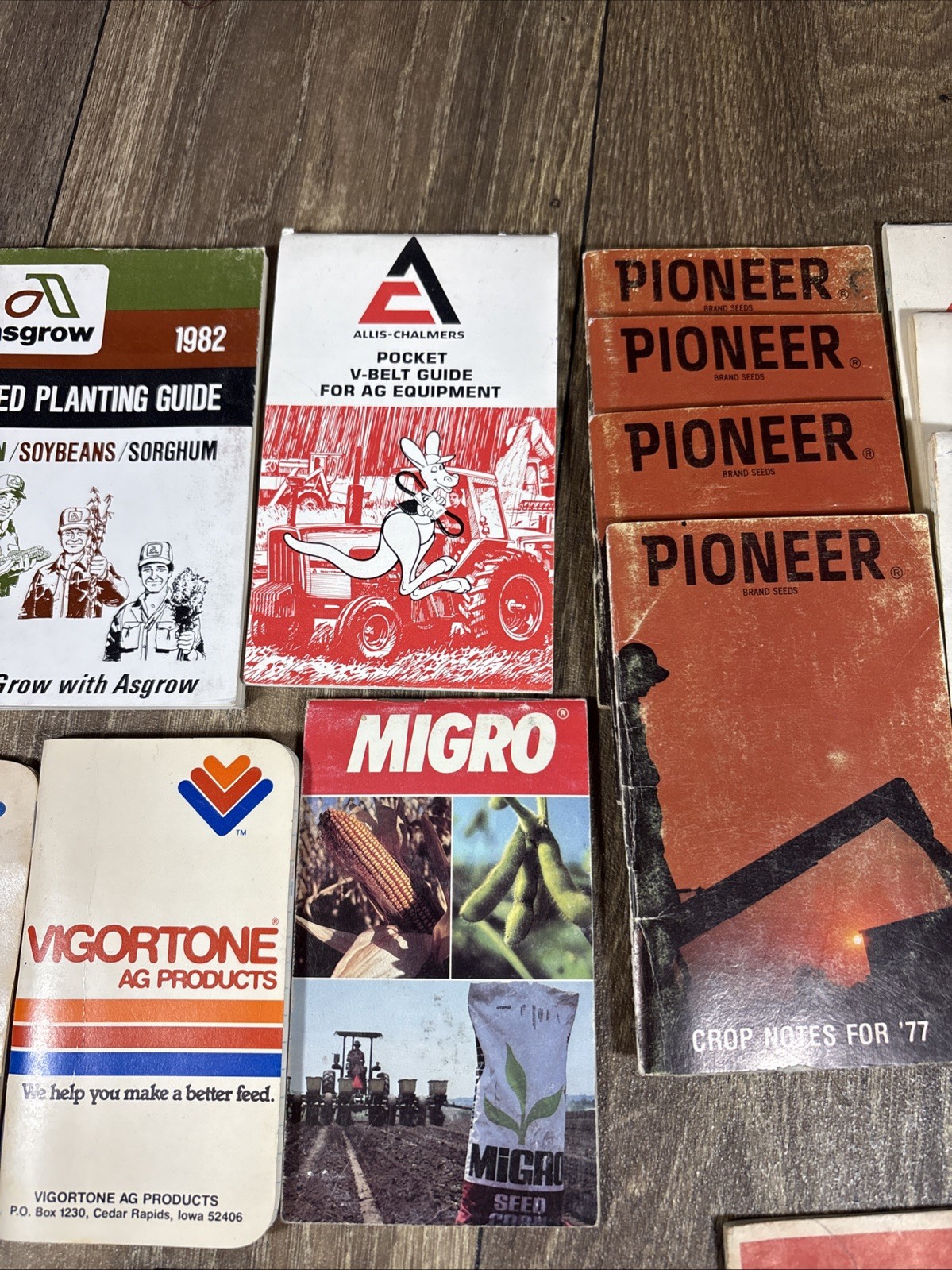 Vintage Agricultural Farmers Advertising Notebooks Crop Booklets