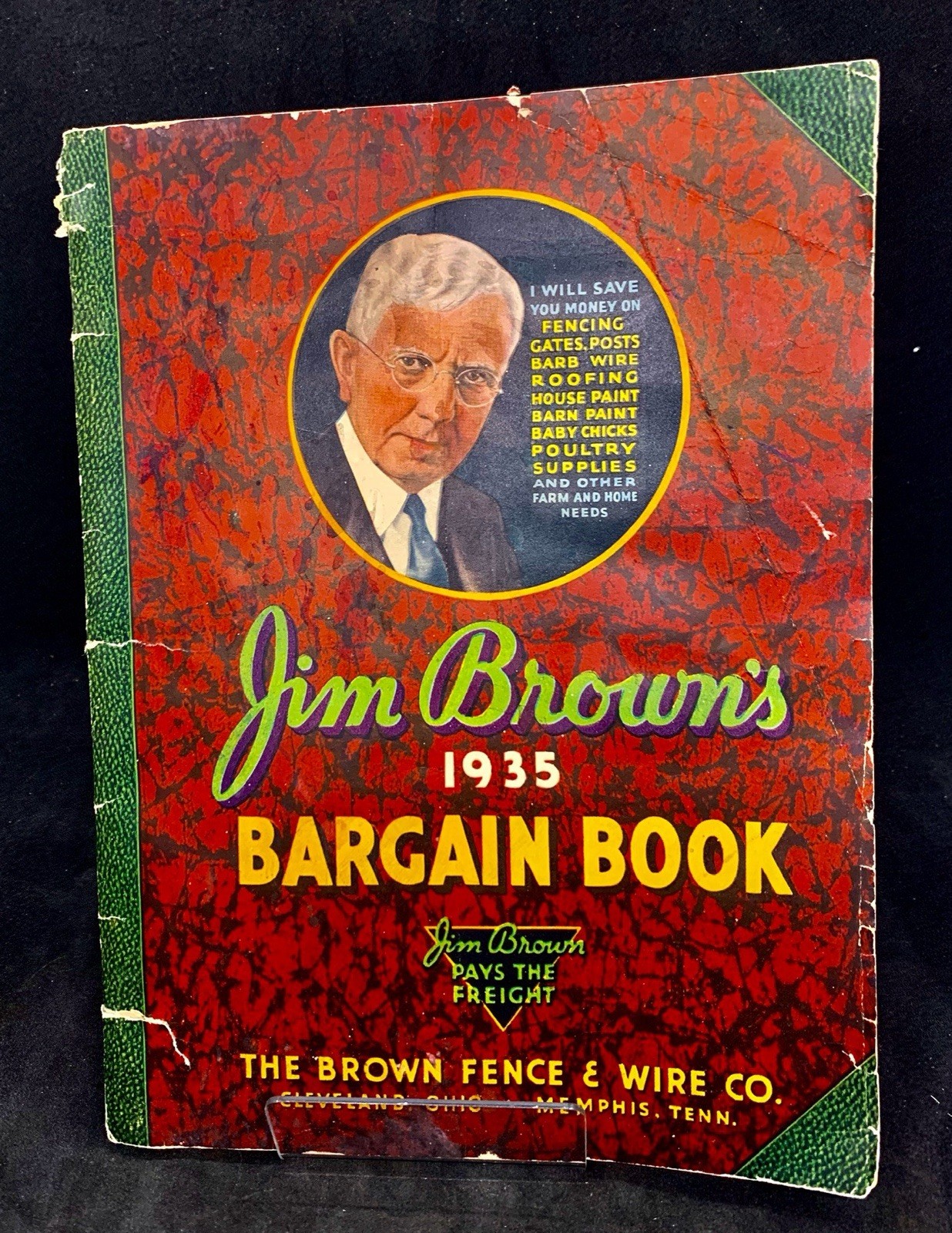 JIM BROWN&rsquo;S 1935 BARGAIN BOOK – THE BROWN FENCE & WIRE CO.- Catalog