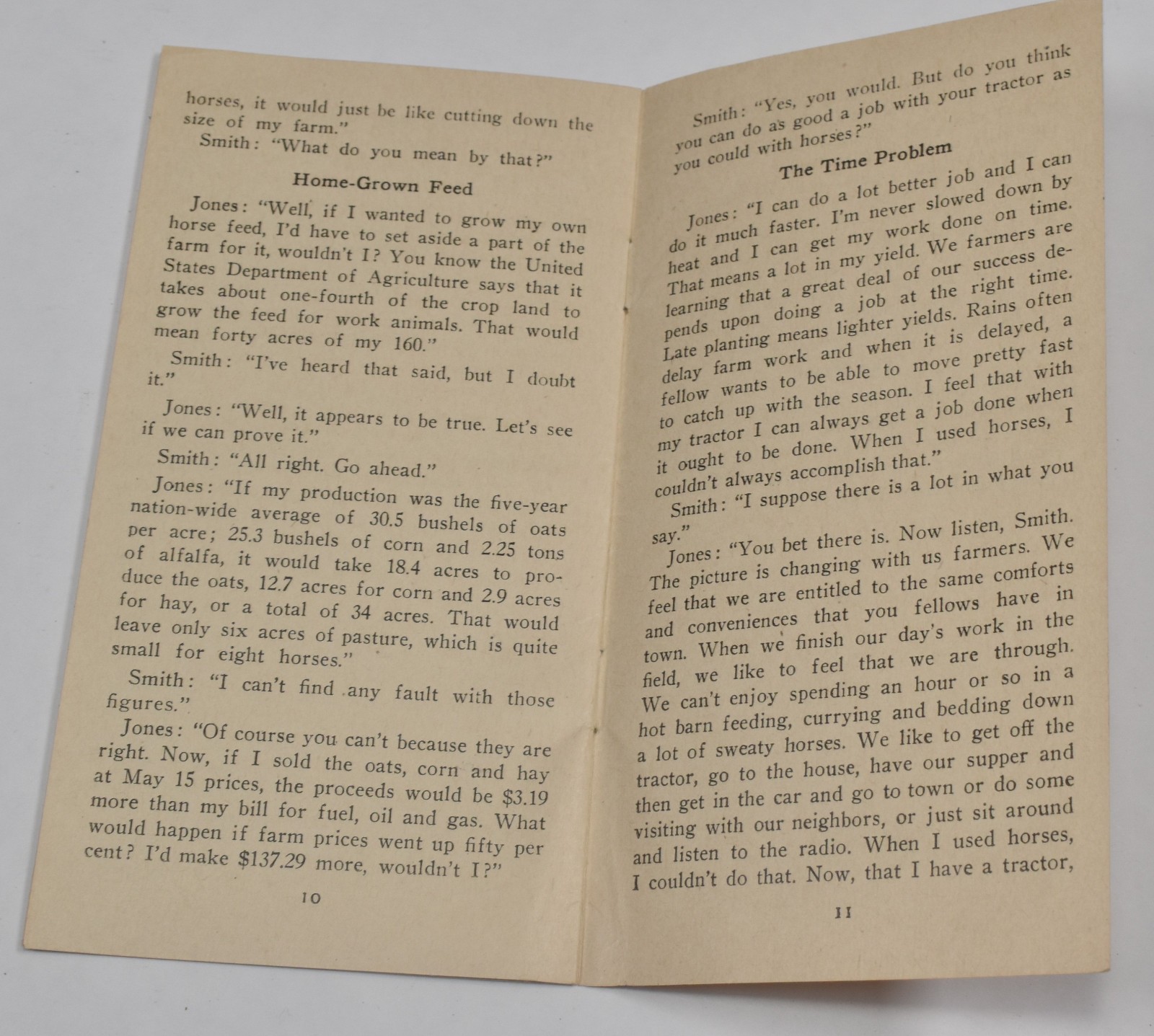1932 Vintage Try to Sell Em Horses After They&rsquo;ve Used a Farm Tractor Brochure