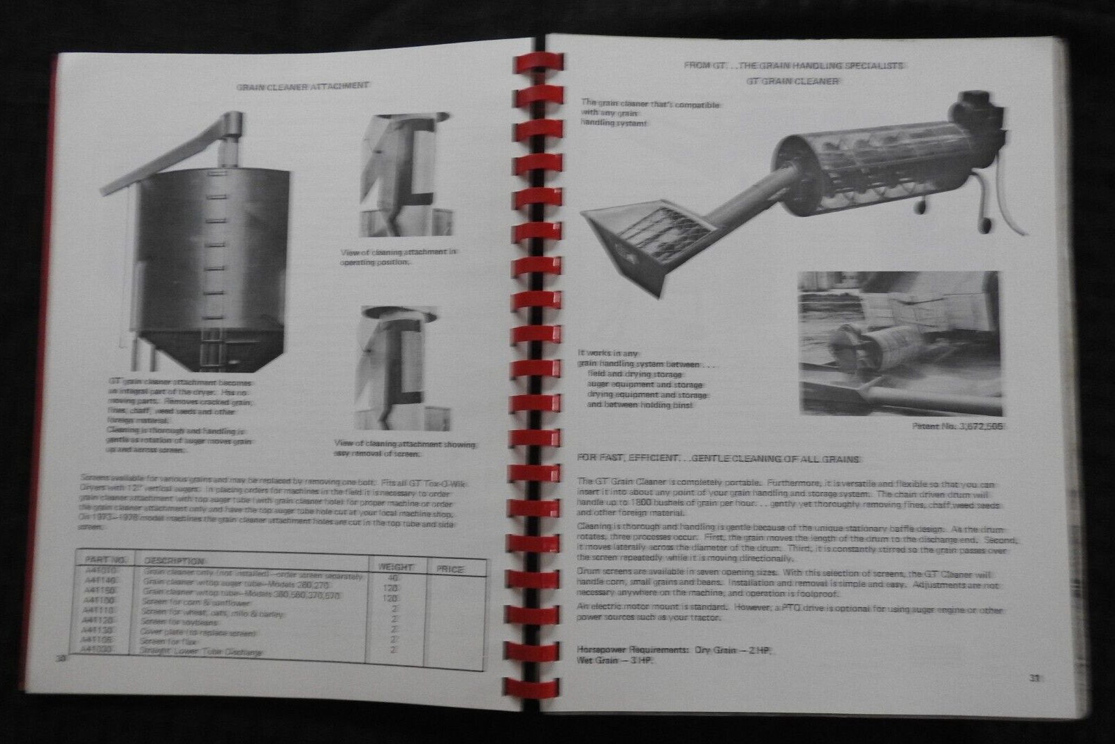 1976 GT TOX-O-WIK GRAIN DRYERS DEALER SALES CATALOG Gilmore-Tatge Clay Center KS