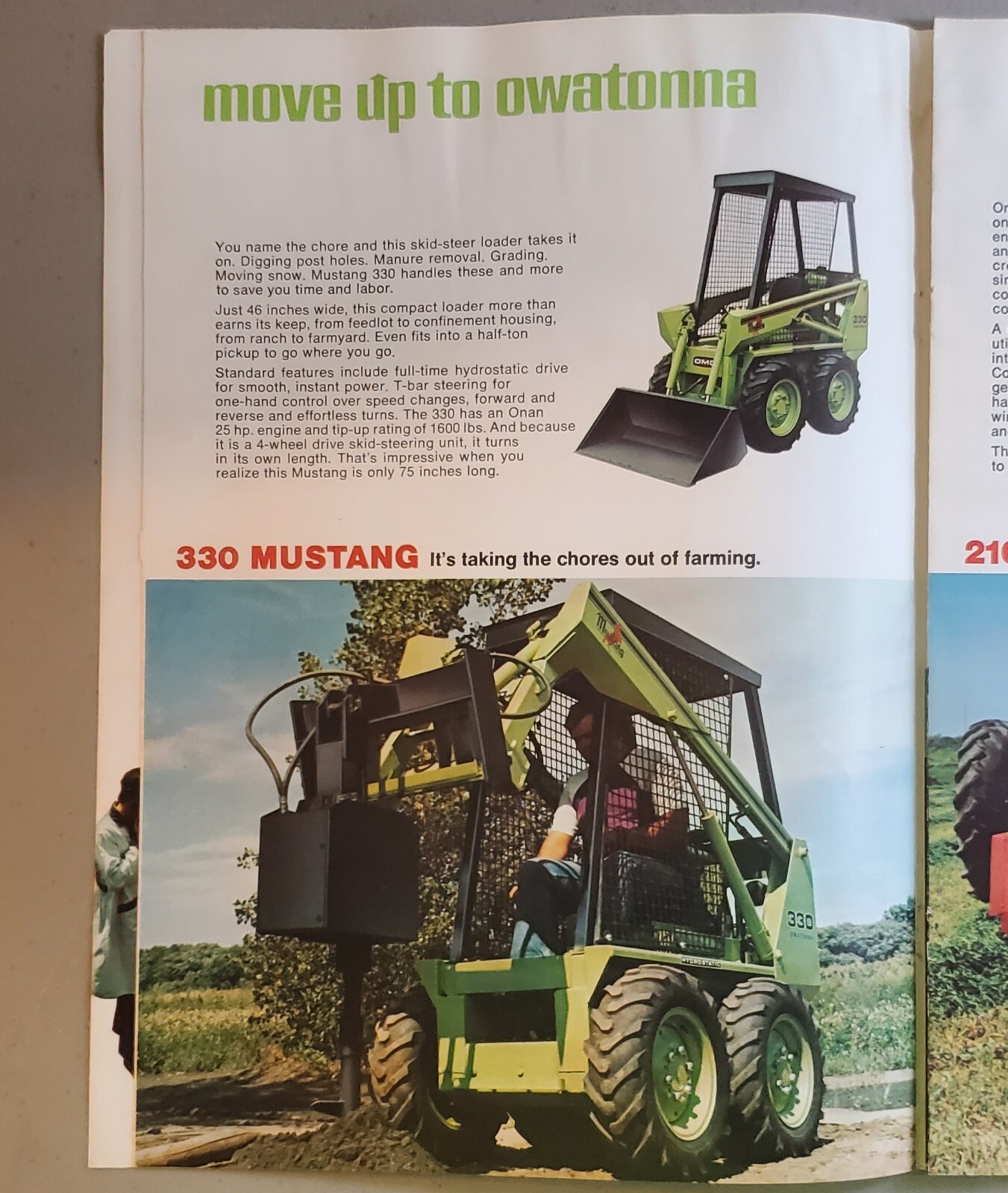 Vintage OMC Owatonna Equipment Brochure