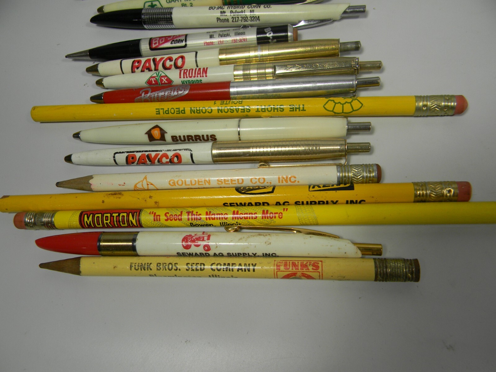 Farm Supply and Seed Company Advertising Pens and Pencils Lot of 40 – 5B