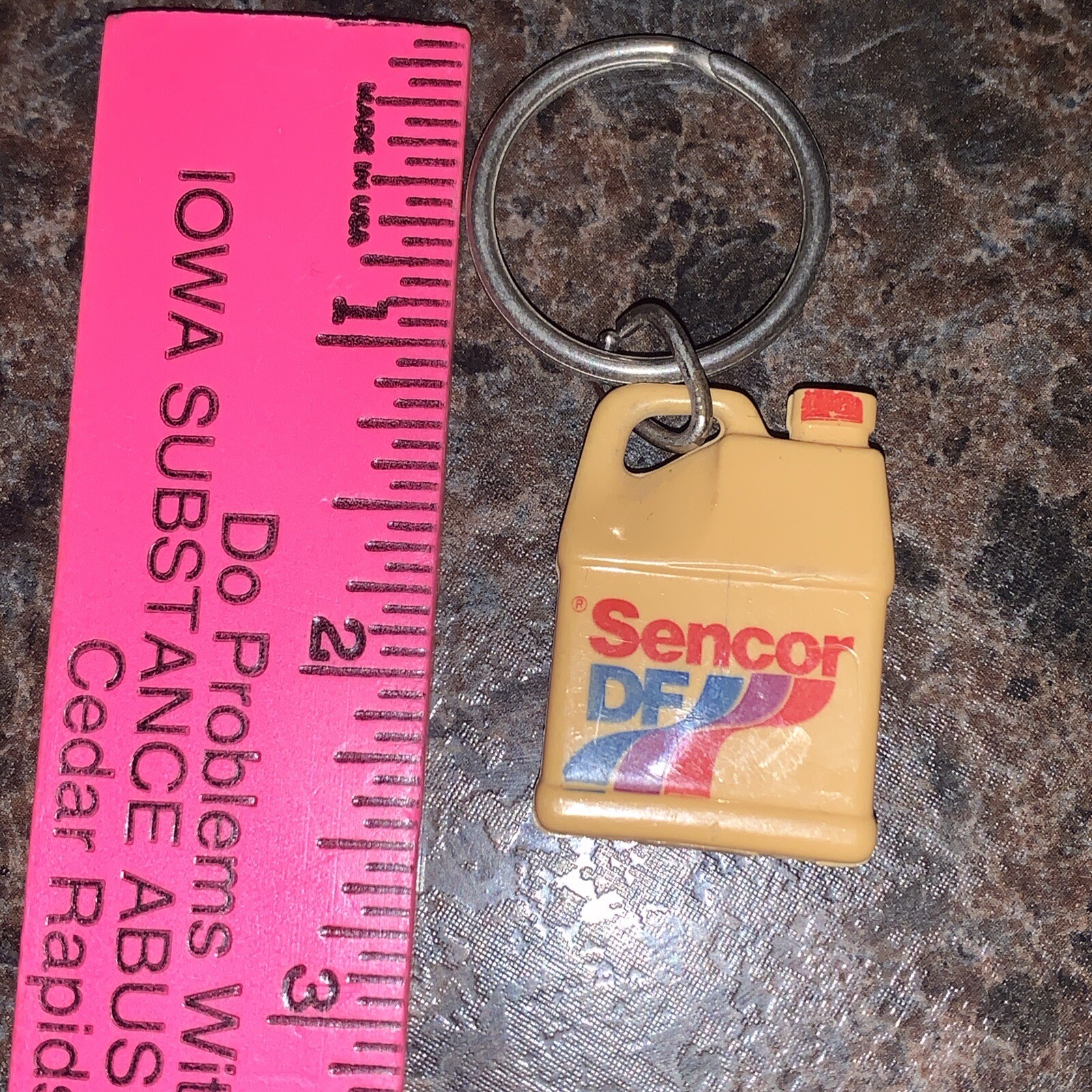 Vtg Sencor DF Weed Control Crop Ag Chemical Farming Keychain