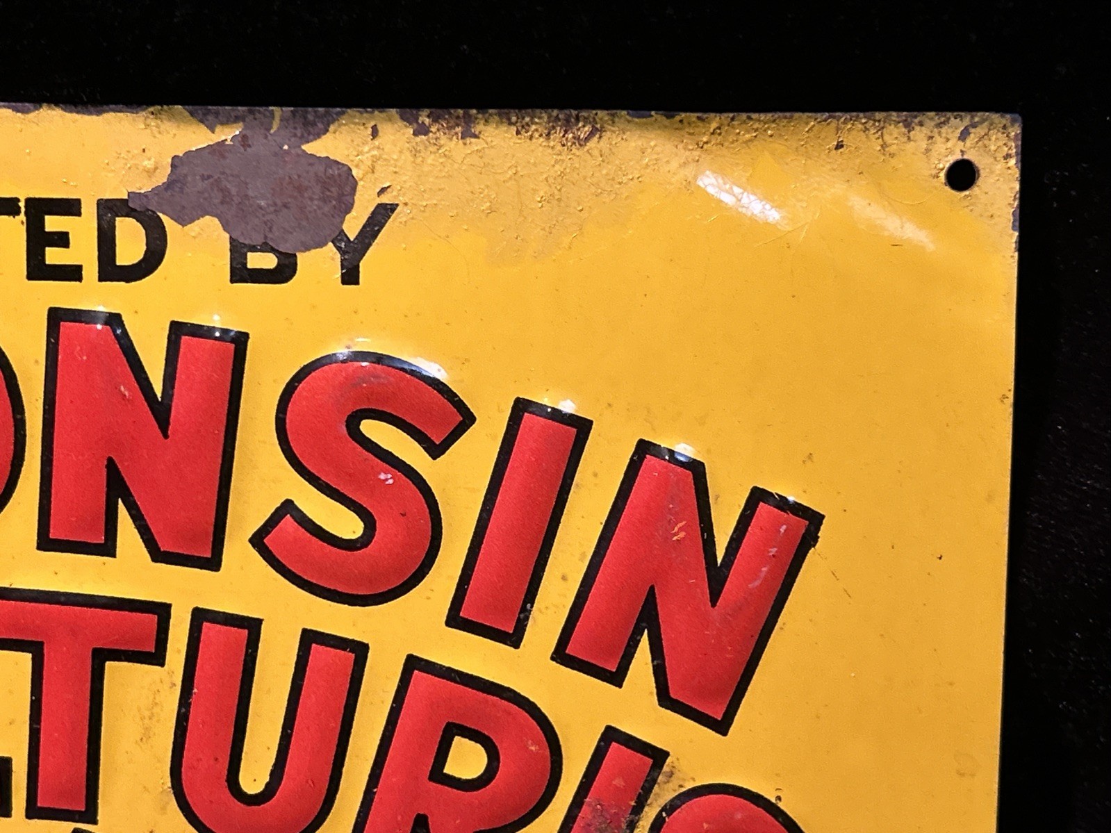 Vintage Original Protected By Wisconsin Agriculturalist Farmer Service Bureau