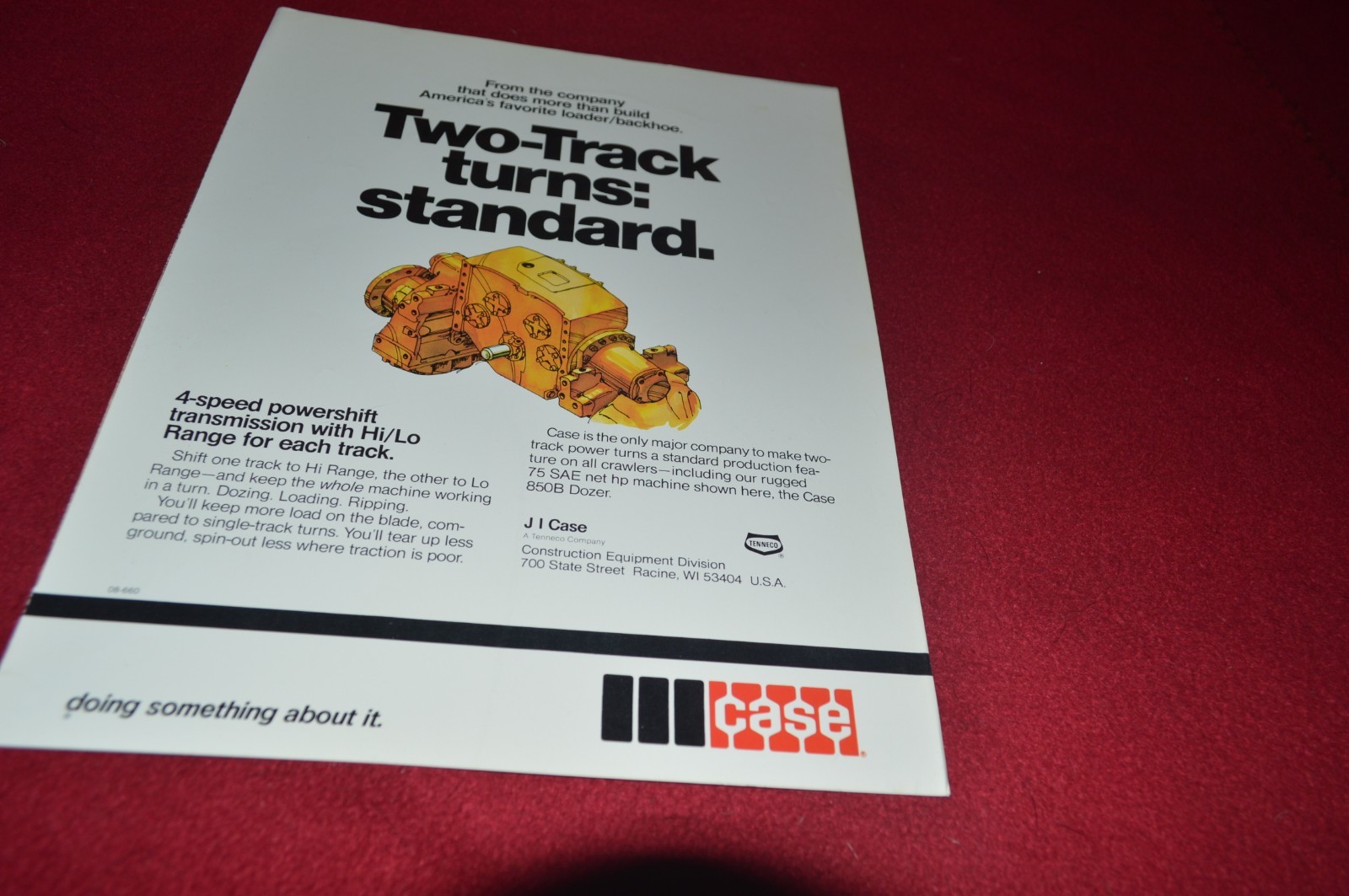 Case Tractor Two Track Turns Standard Dealer&rsquo;s Brochure GDSD7