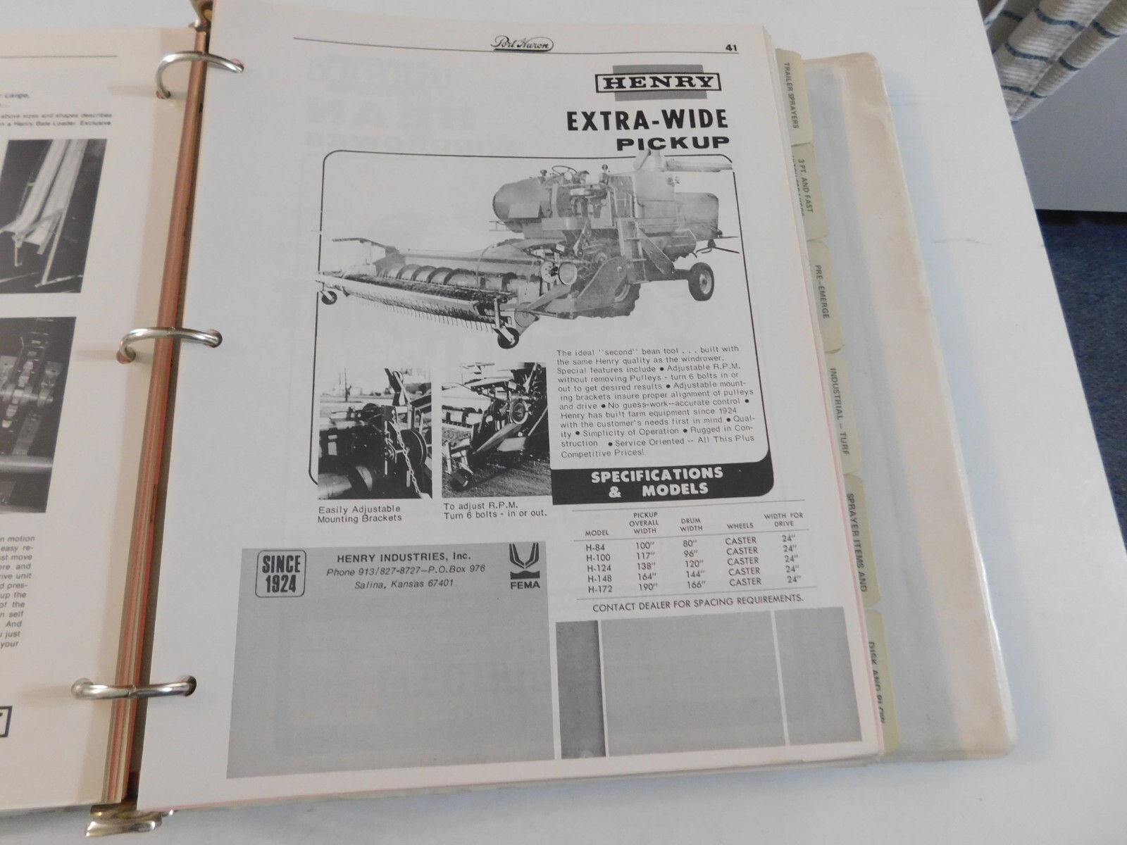 BROYHILL LINE FARM EQUIPMENT BROCHURES EMPIRE PLOW WESTGO LOADERS GANDY DANUSER