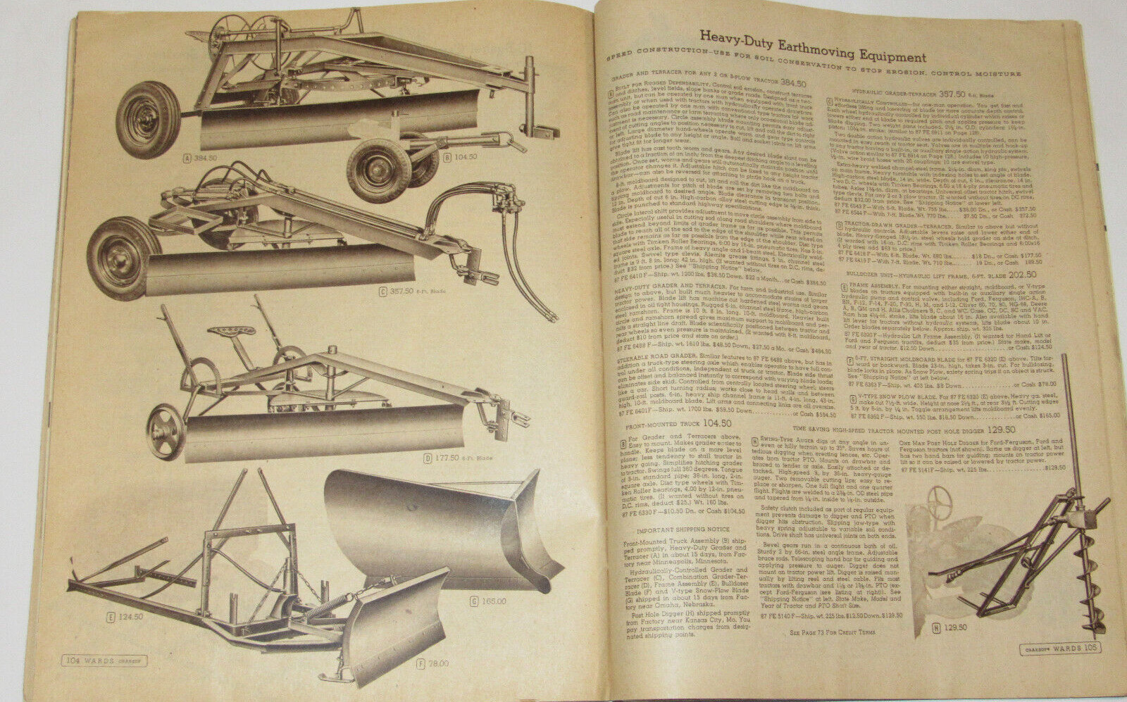 VTG 1953 MONTGOMERY WARD FARM CATALOG! HORSE DRAWN EQ/TOOLS/BEE KEEPING/CHICKENS