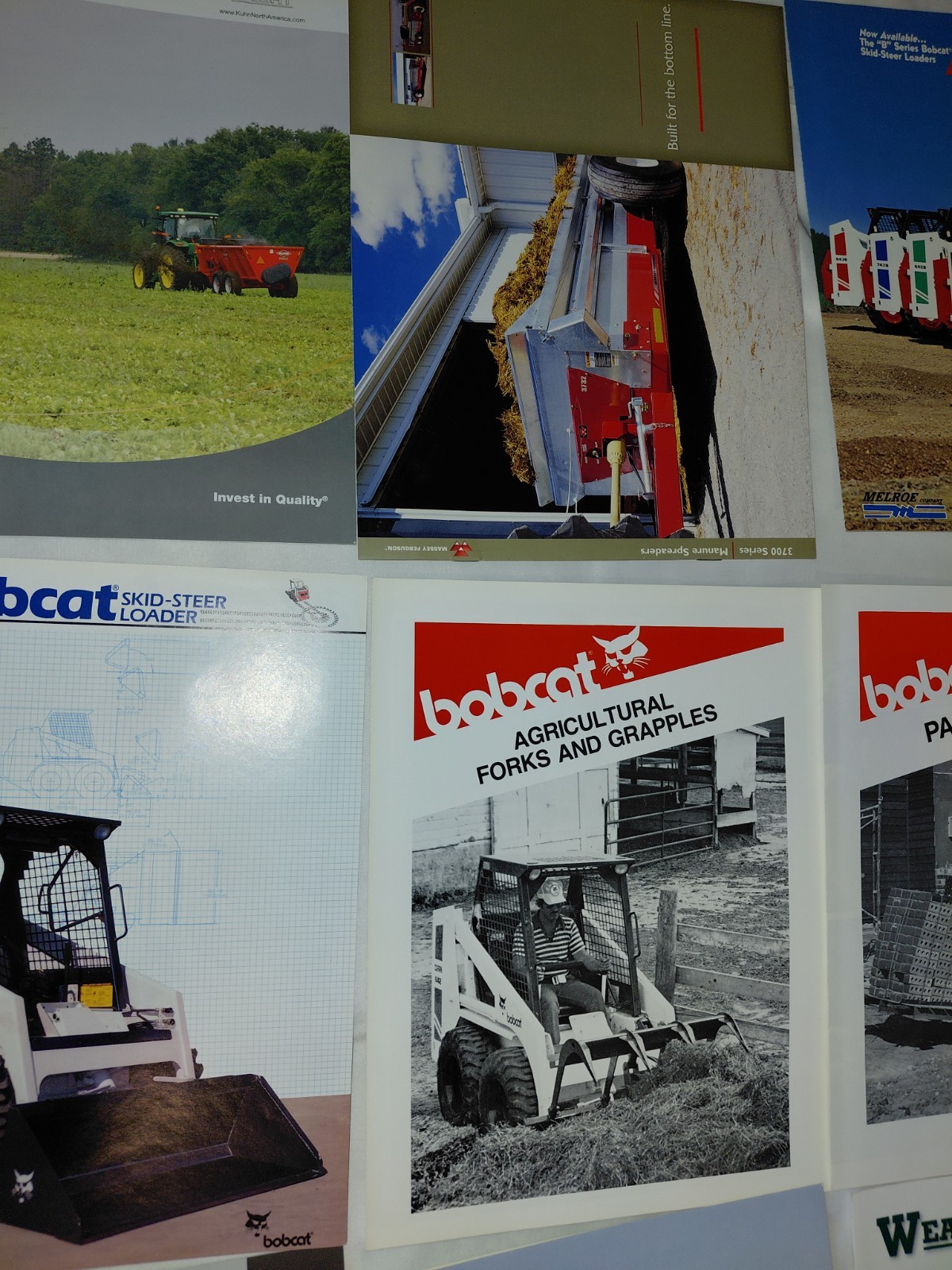 Lot Of 80+ Modern (Year 2000+) Farm Equipment, Tractor, Combine Brochures
