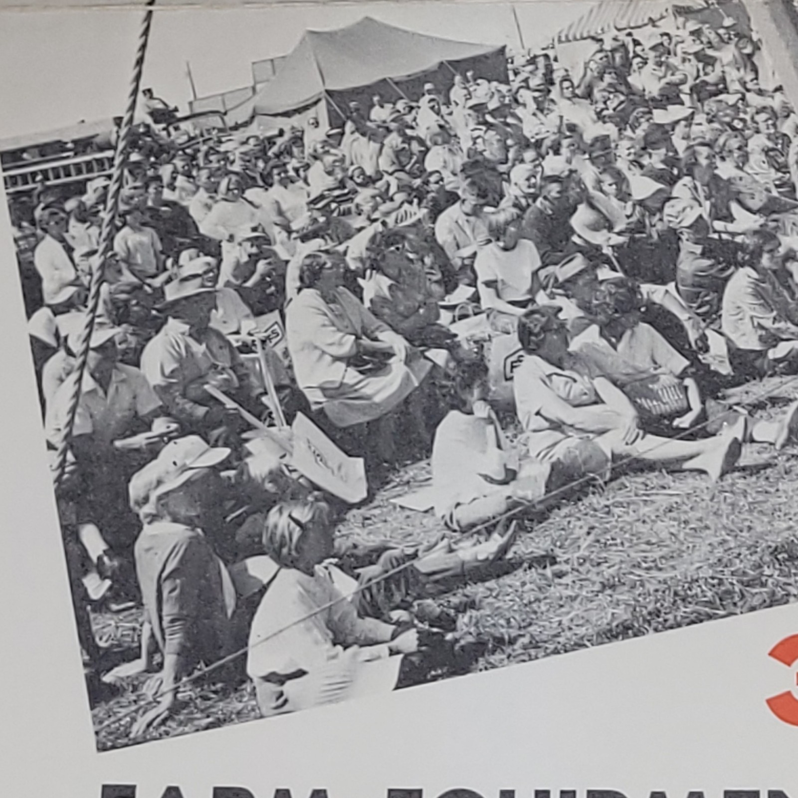 RARE 1968 Farm Power 14 Annual Show Gettinger Farms Sullivan IN. Poster