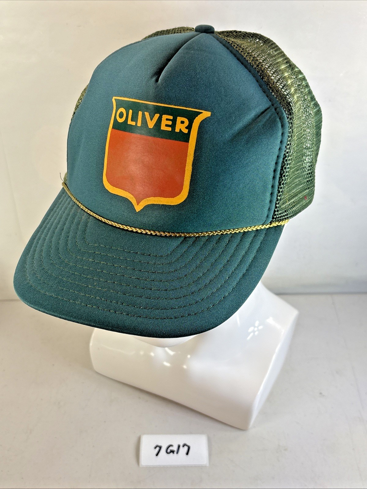 Oliver Farm Tractor Cap Snapback Hat Nissun Vintage Agriculture 7G17