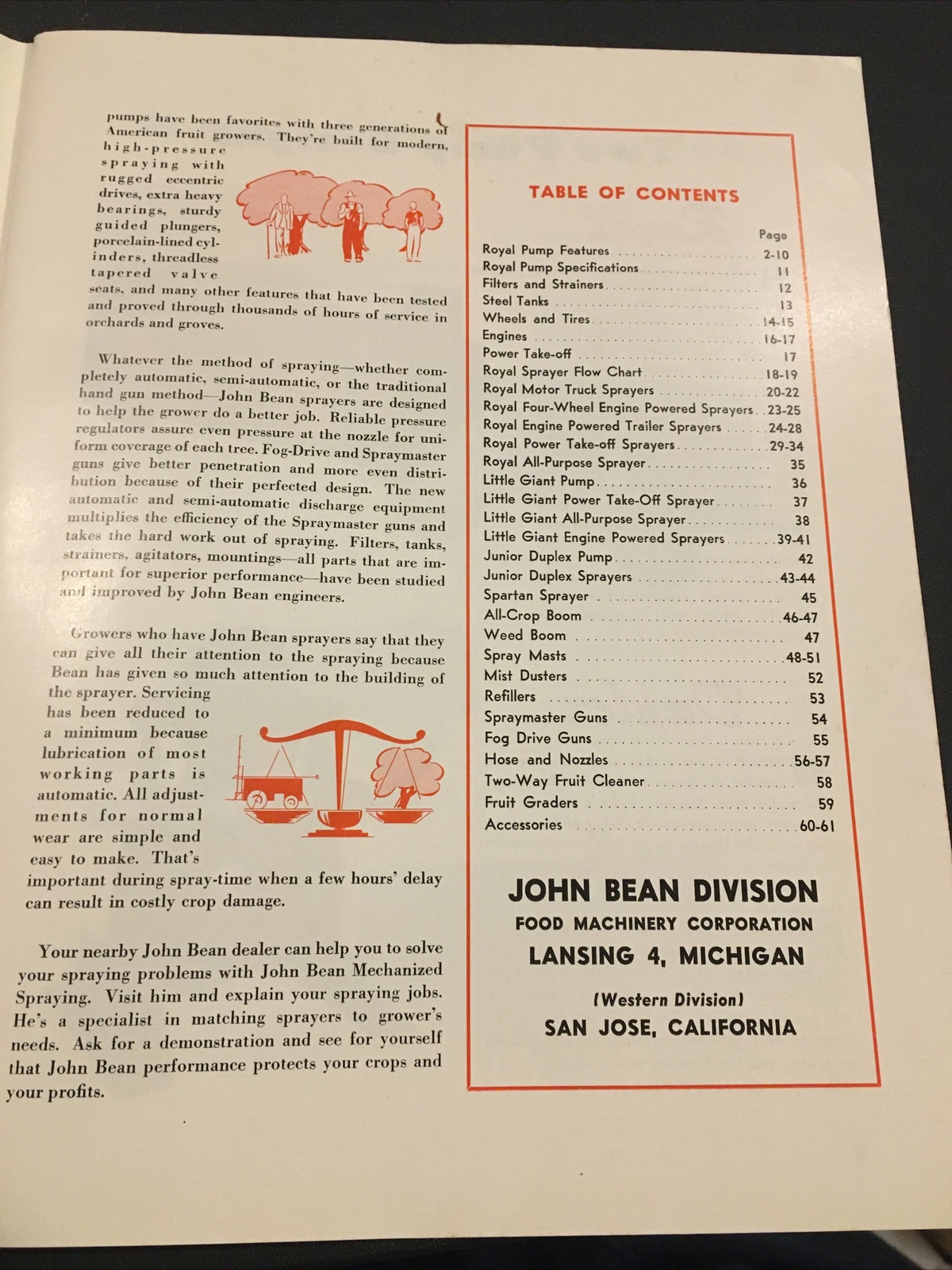 1940s? John Bean Sprayers Catalog Lansing Michigan Very Scarce!!
