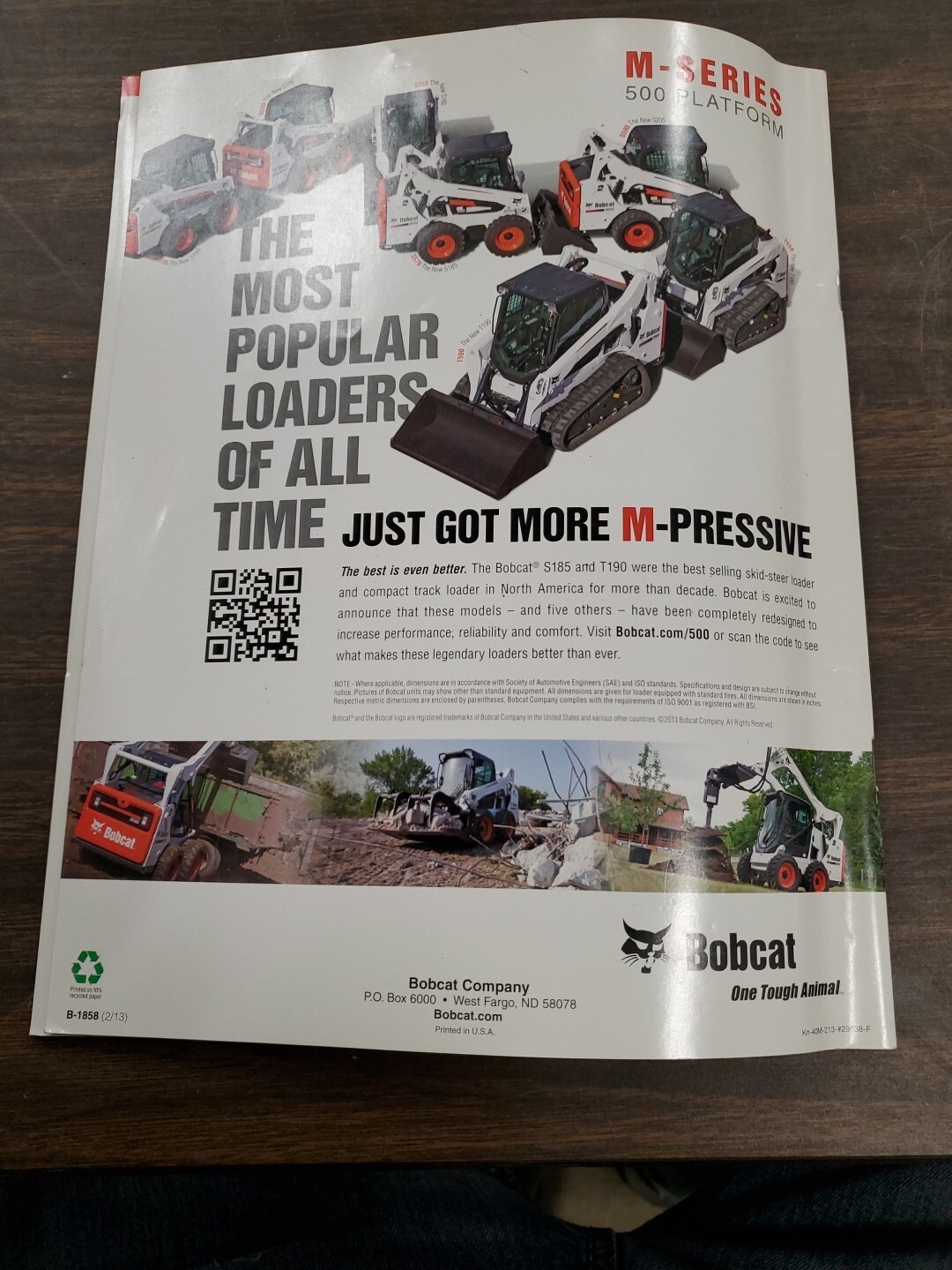 Factory Dealership Specs Brochures Bobcat Skid Steer Loader S70 S100 S130 & More