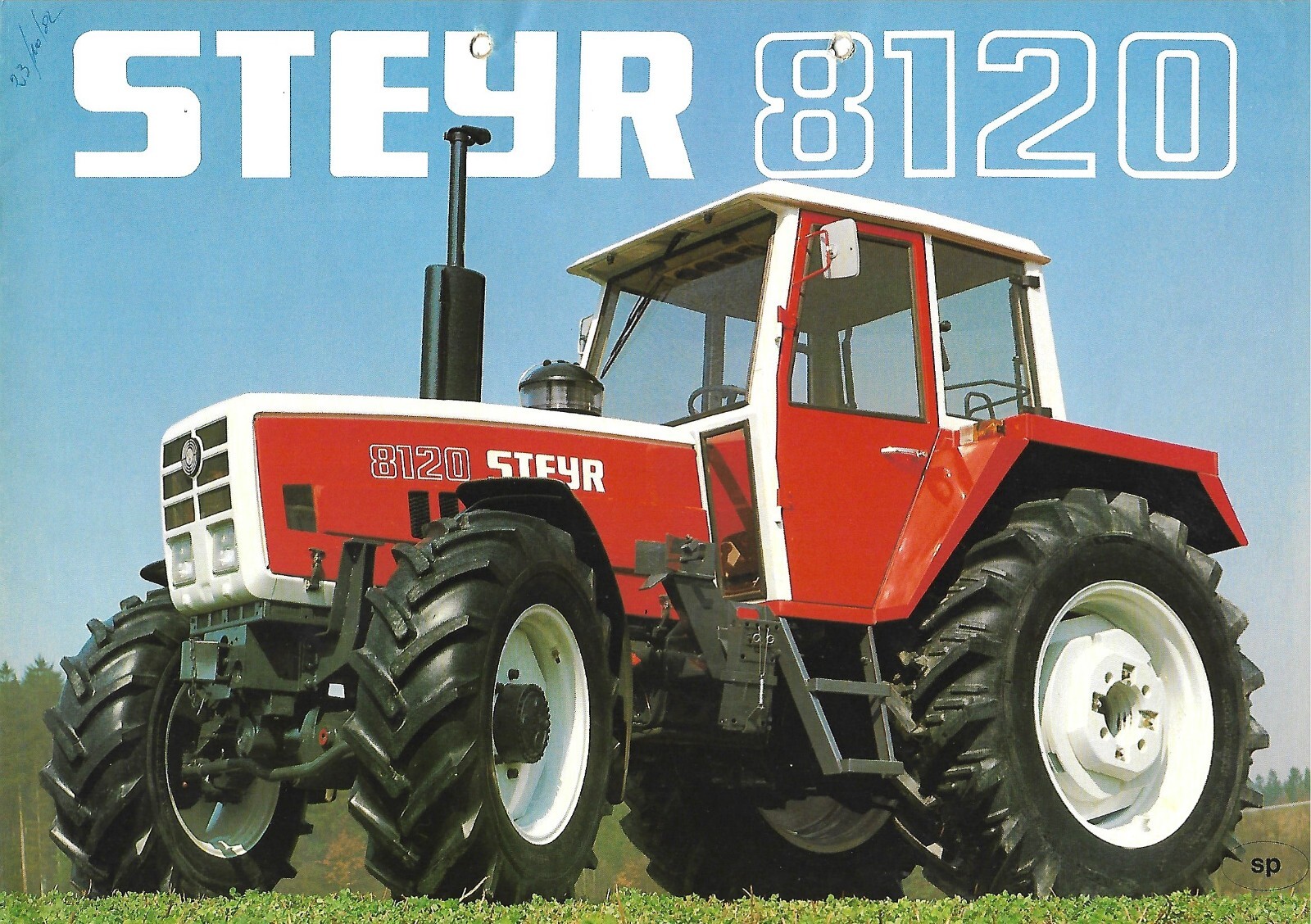 Farm Tractor Brochure – Steyr – 8120 – c1980 (SPANISH) (F8400)
