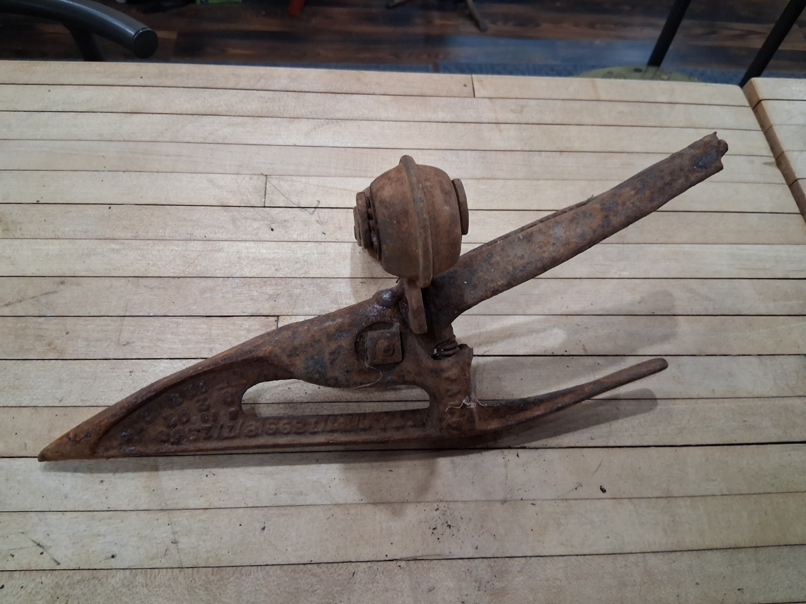 W Gatermann Mfg Crop Lifter Plow Point Manitowoc WI Farm Implement Antique