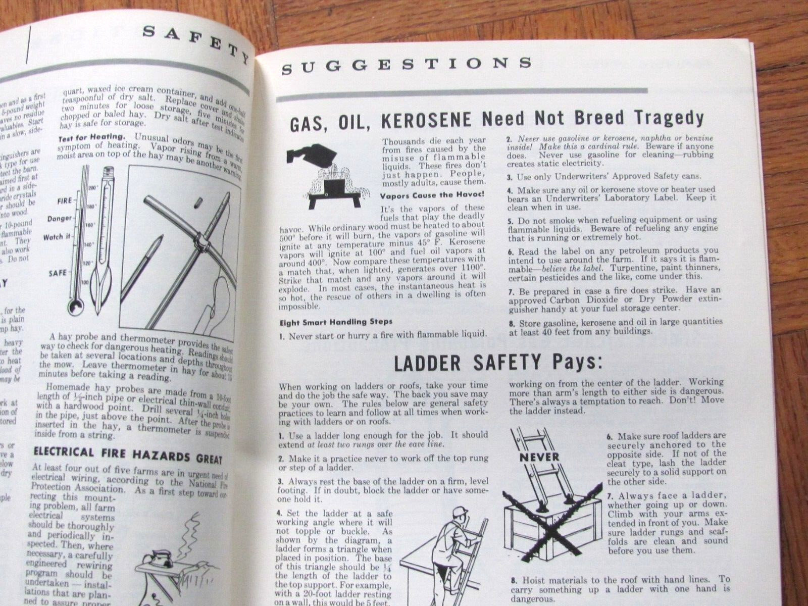 1950&rsquo;s REPUBLIC STEEL WIRE CO FARM SAFETY HOMEMAKER BROCHURE