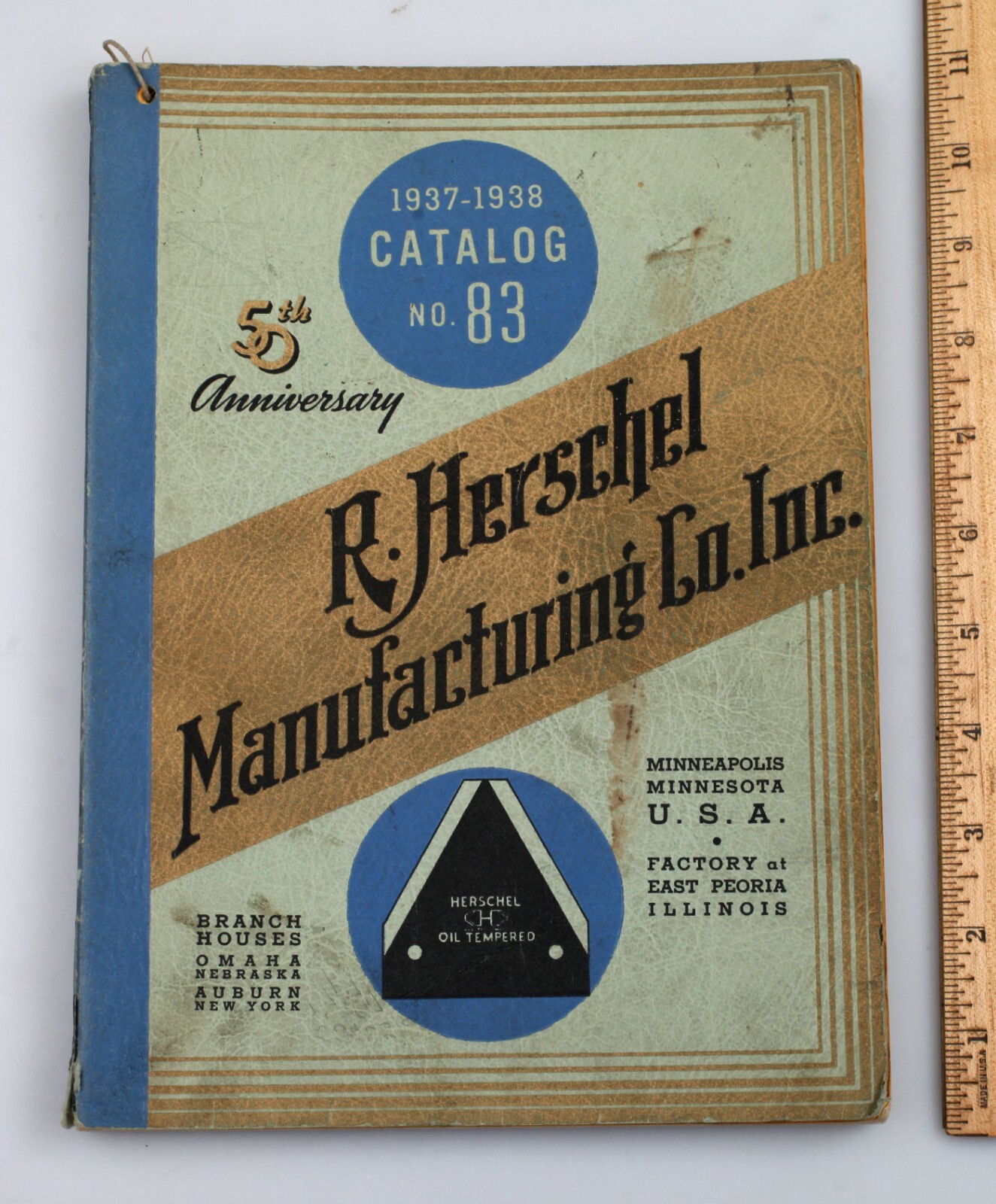 1937-38 R. Herschel Manufacturing Agricultural Cutting Parts Catalog