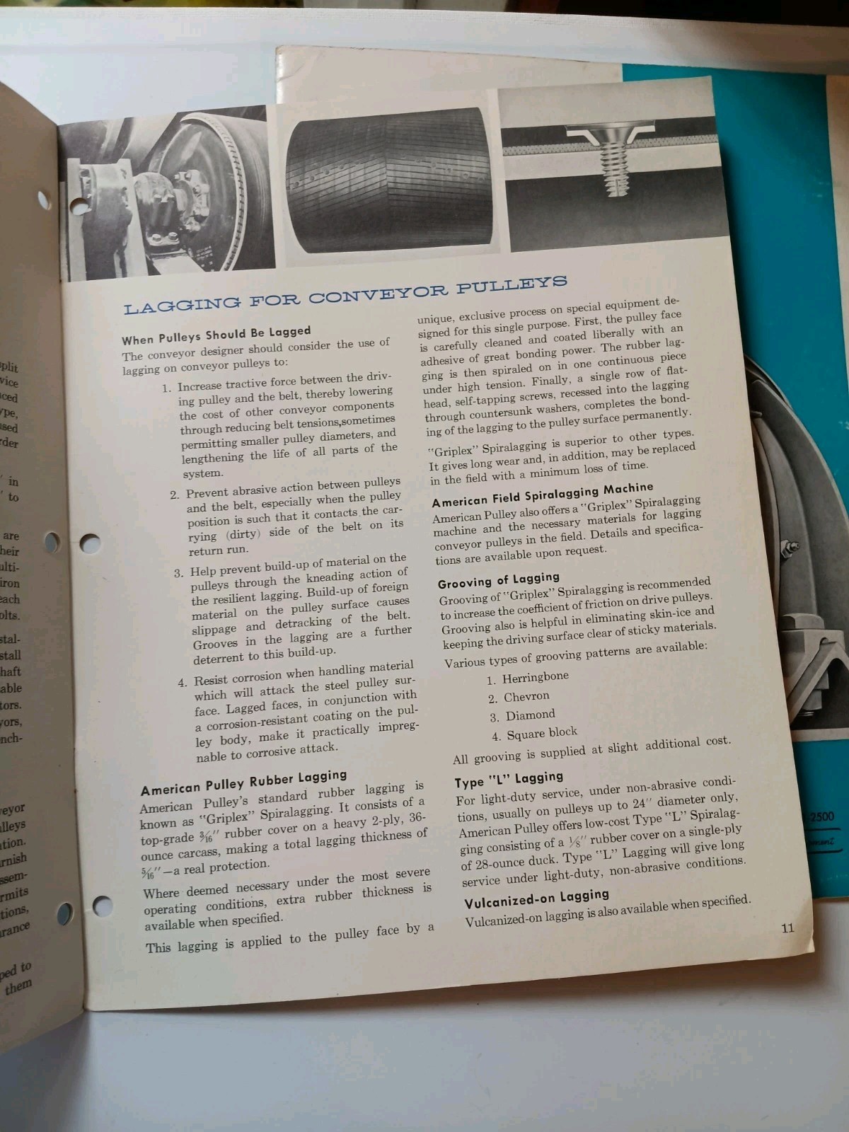 3 Vintage TE-CO American PULLEY Sales Brochure Catalog Lot SrD-58, CP-57, 2716